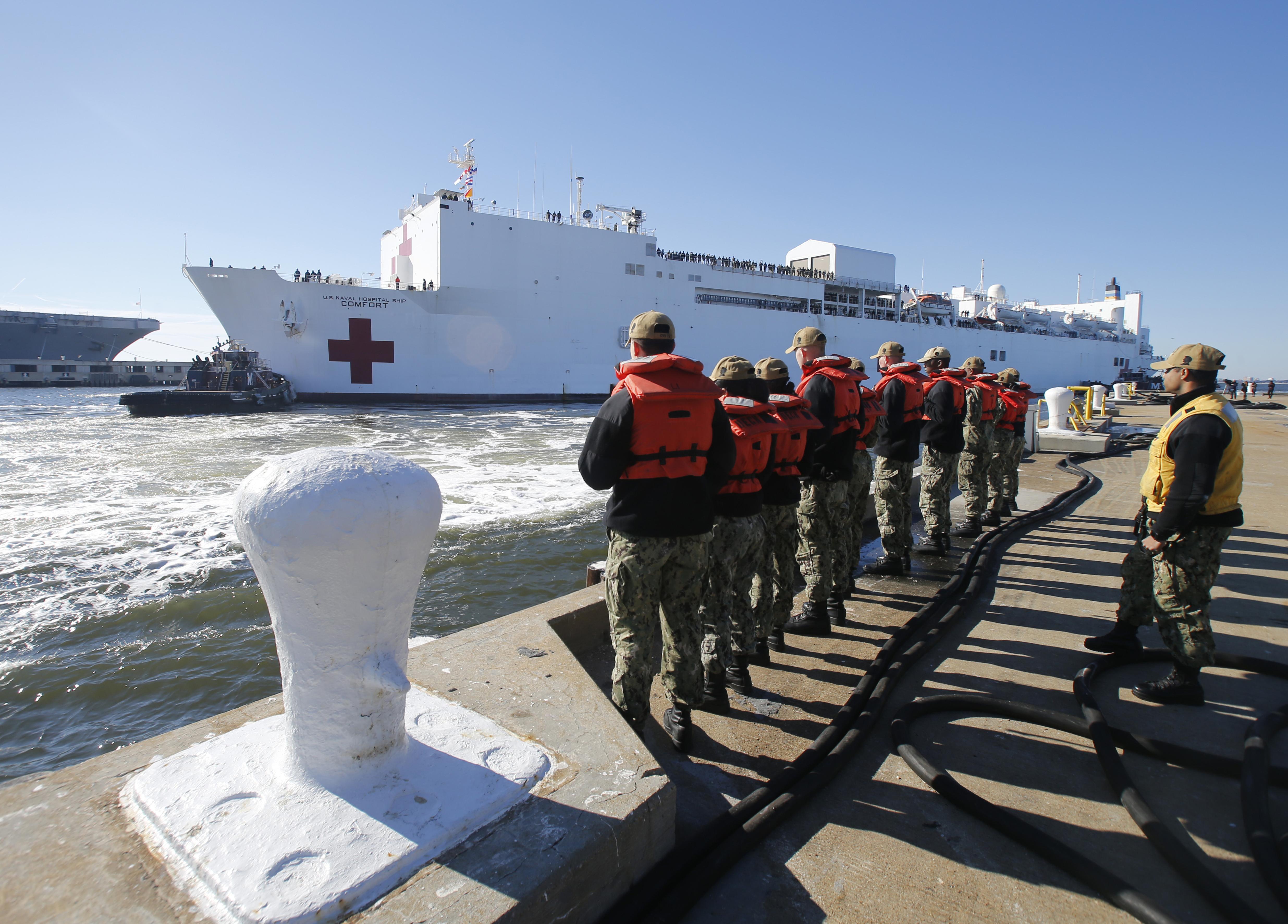 Pentagon To Deploy Hospital Ship For Five Month Mission In Central