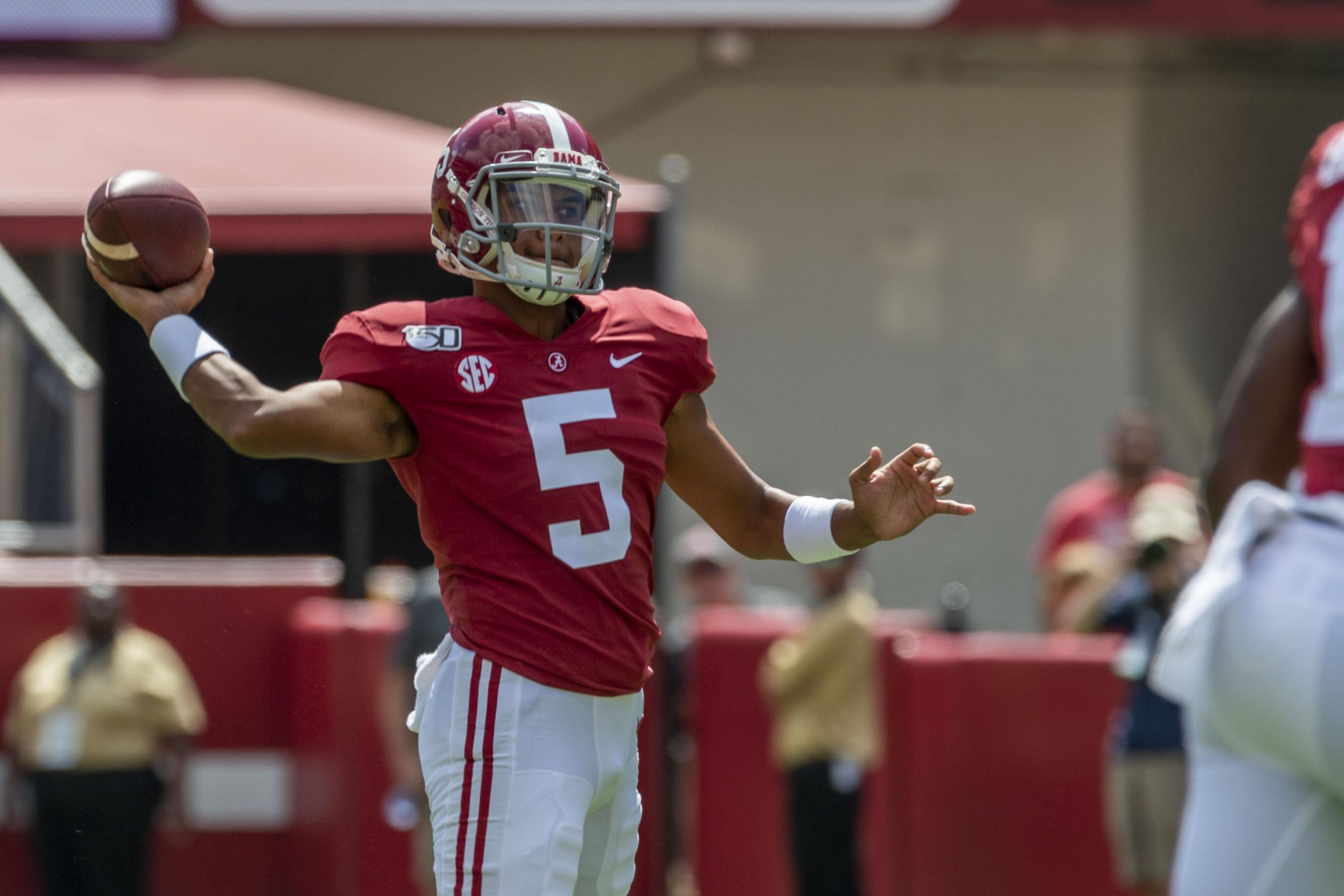 Tua gets help from younger brother Taulia at Alabama