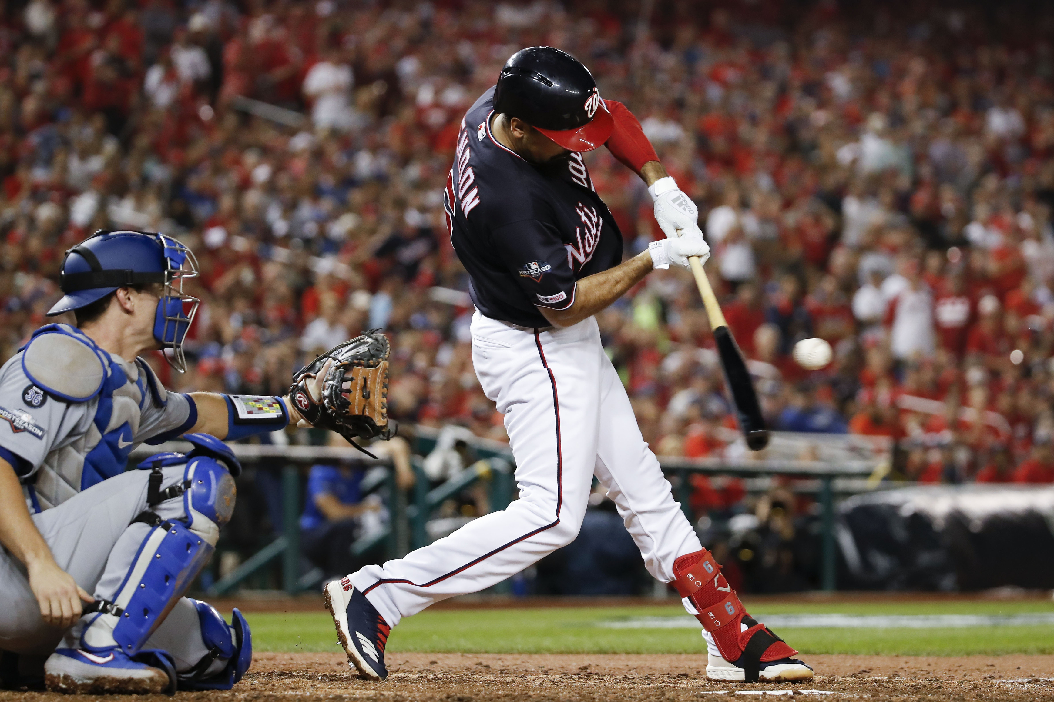 Curly W (Rendon/Soto/Kendrick/Scherzer) Washington Nationals NLDS 