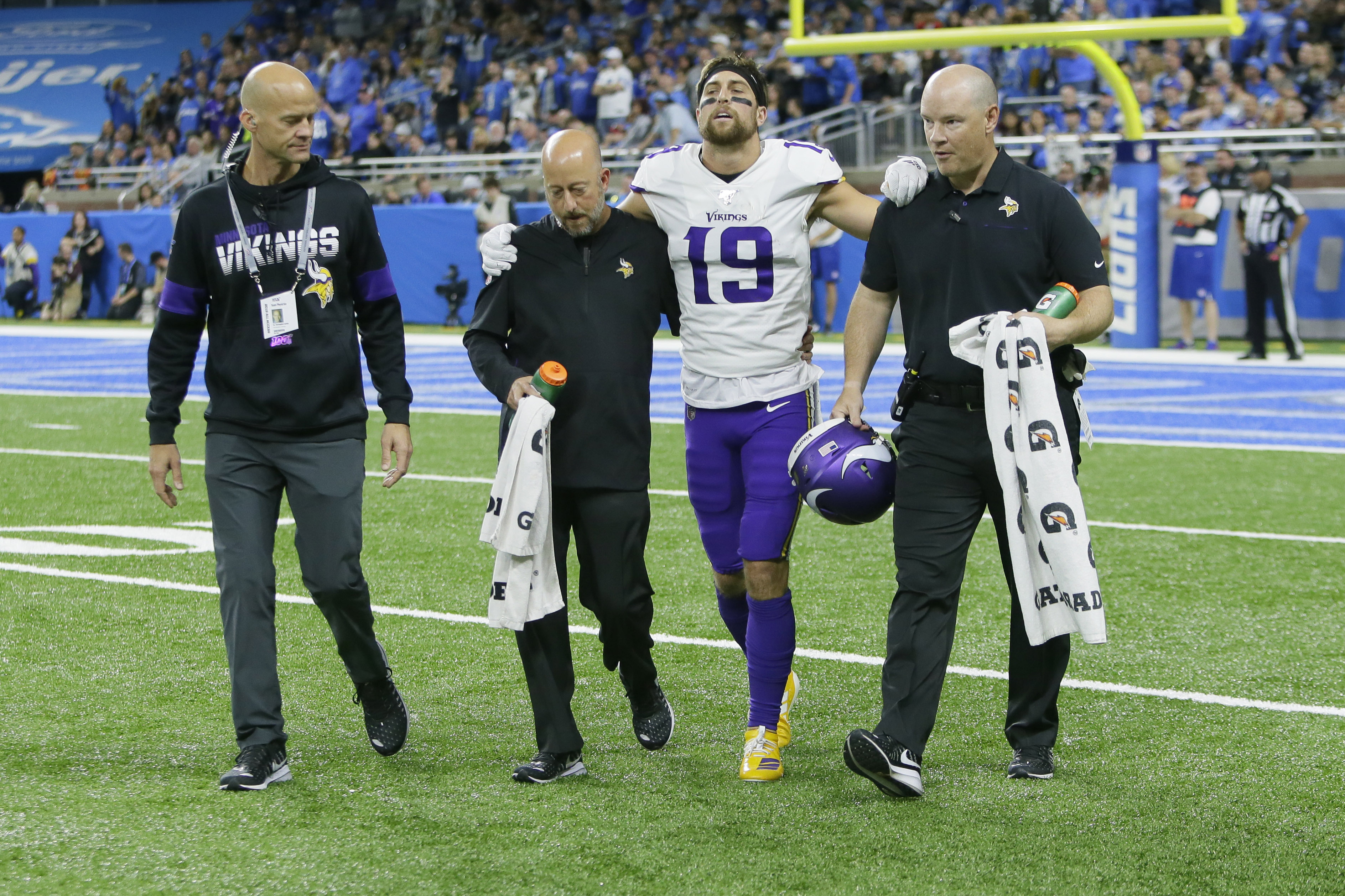 Adam Thielen injury update: Vikings receiver (hamstring) out vs. Redskins