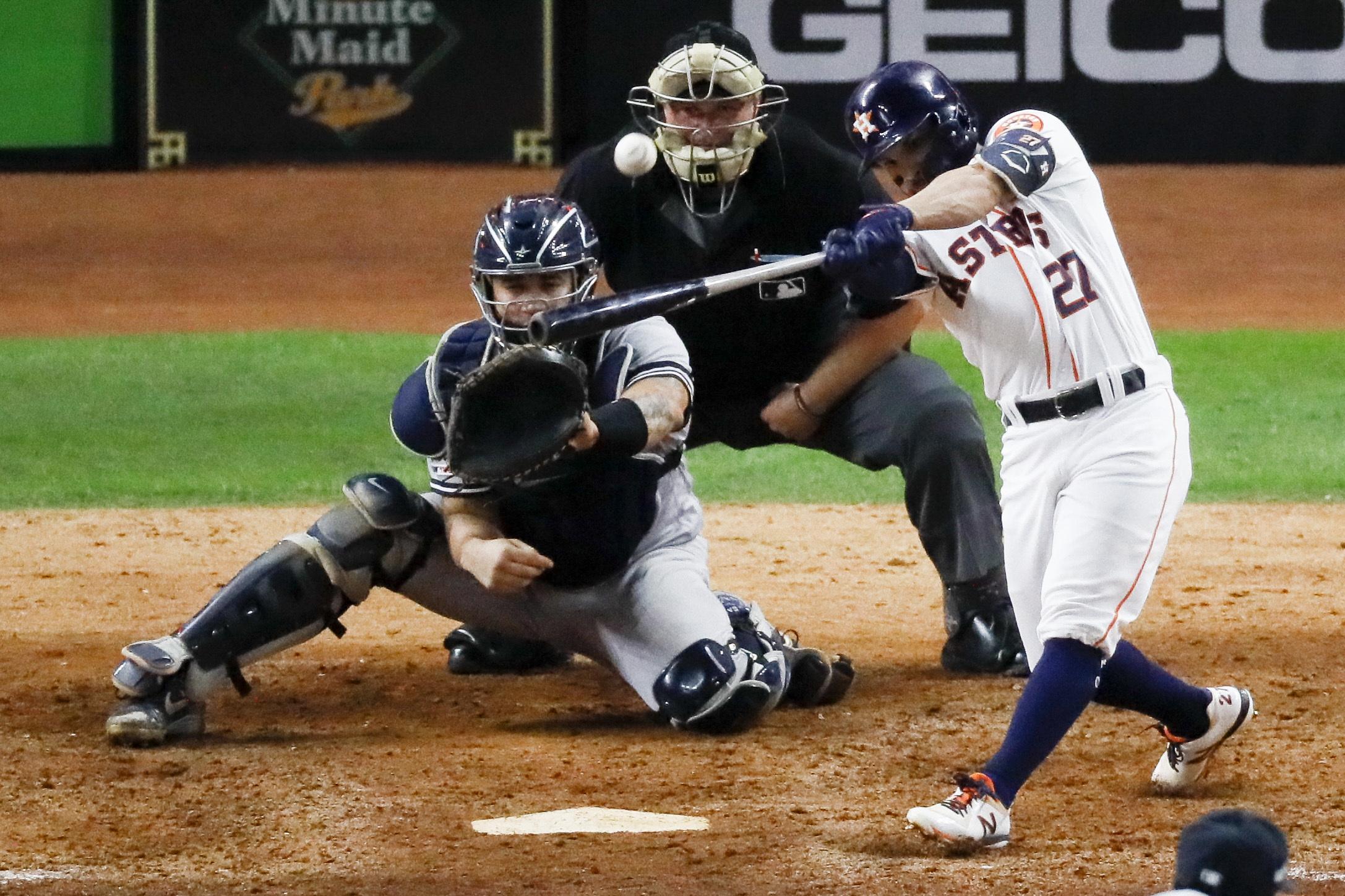 Astros' Jose Altuve Denies Wearing Buzzer Under Jersey During 2019 ALCS  After Wild Allegations Surface On The Internet - BroBible