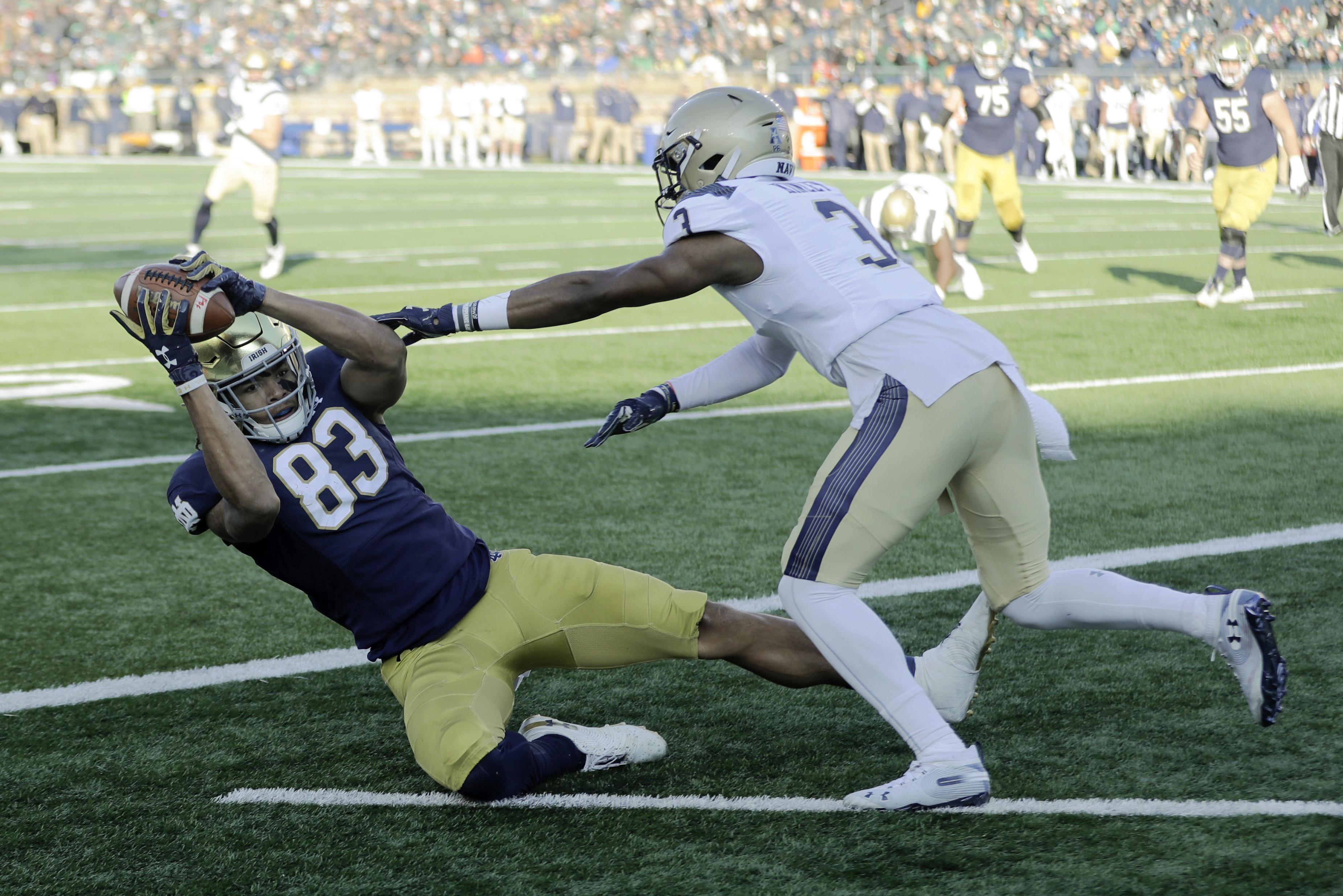 Notre Dame Navy Won T Play Each Other In 2020 A Casualty Of Adjusted College Football Schedule Washington Times