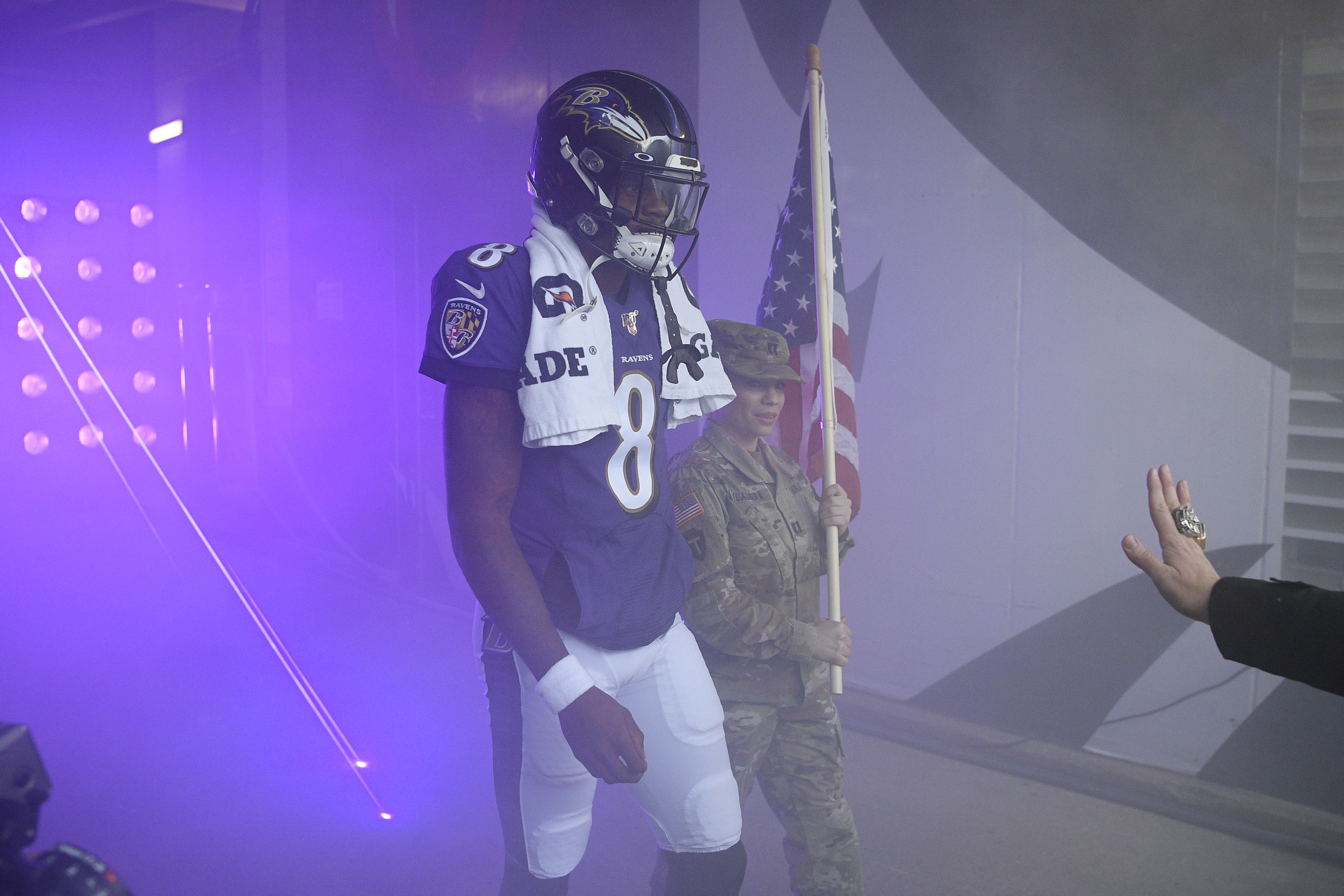 lamar jackson salute to service jersey