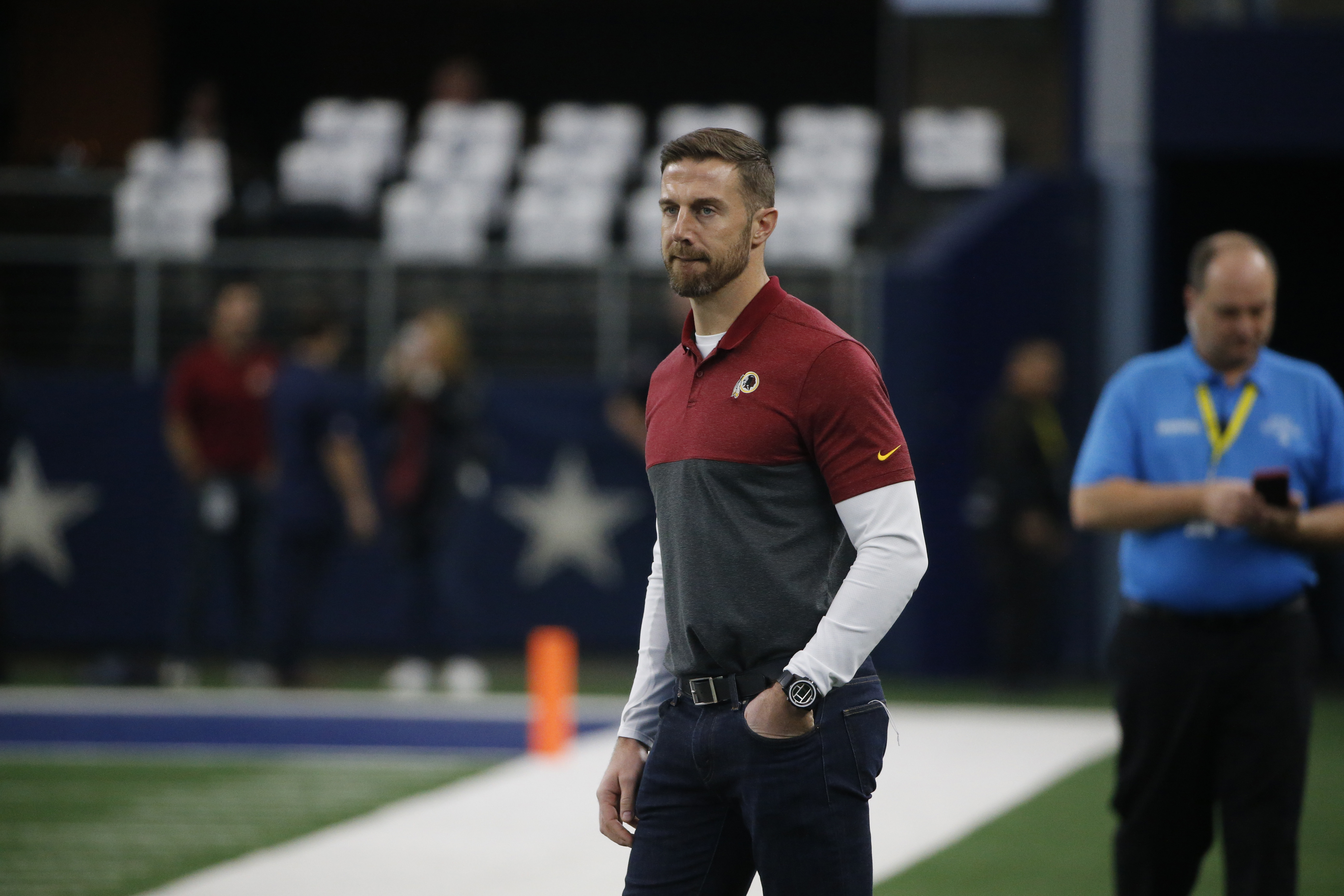 Redskins' Alex Smith focused on the work, not hype