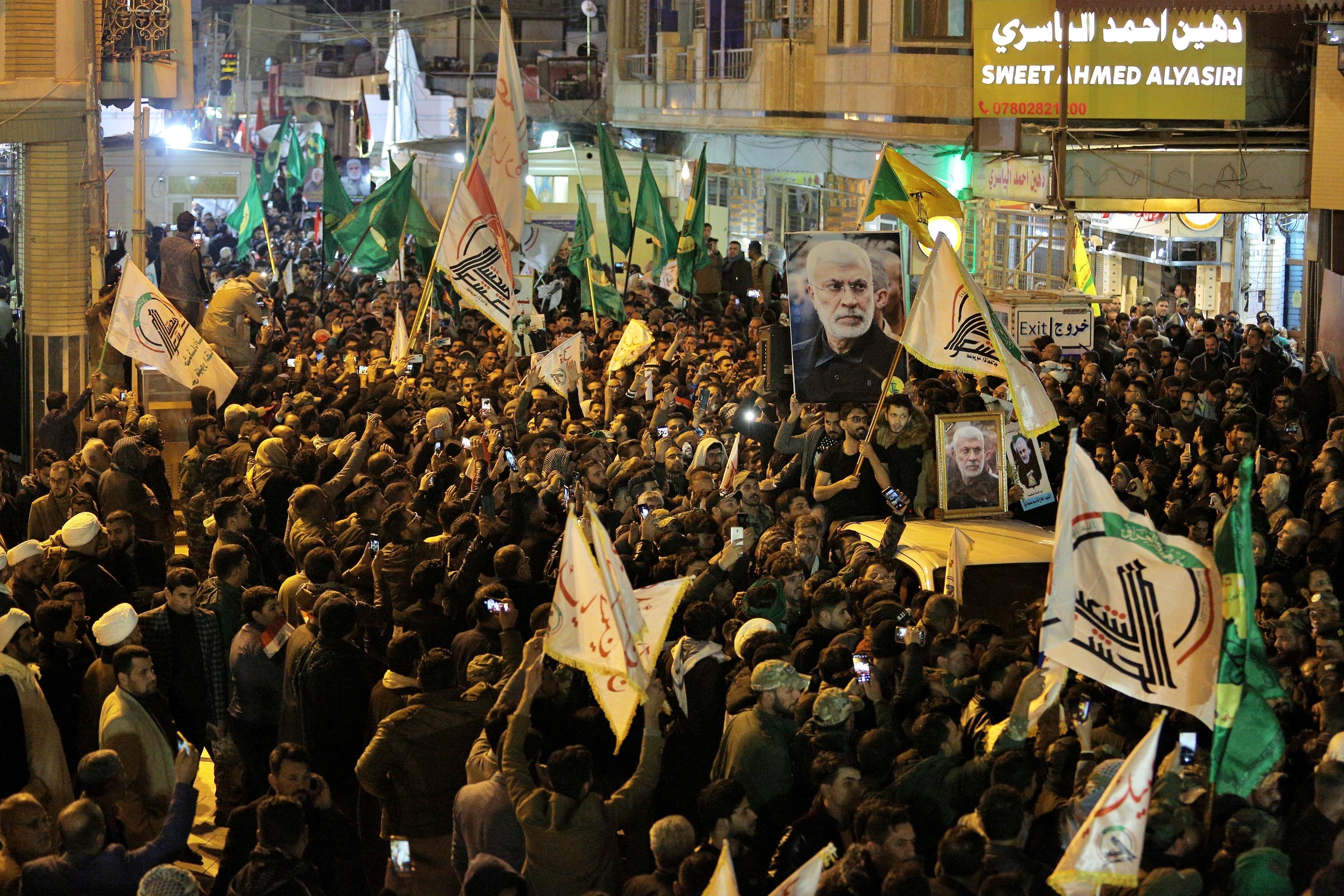 Qassem Soleimani Body Tours Iran For Public Mournings Washington