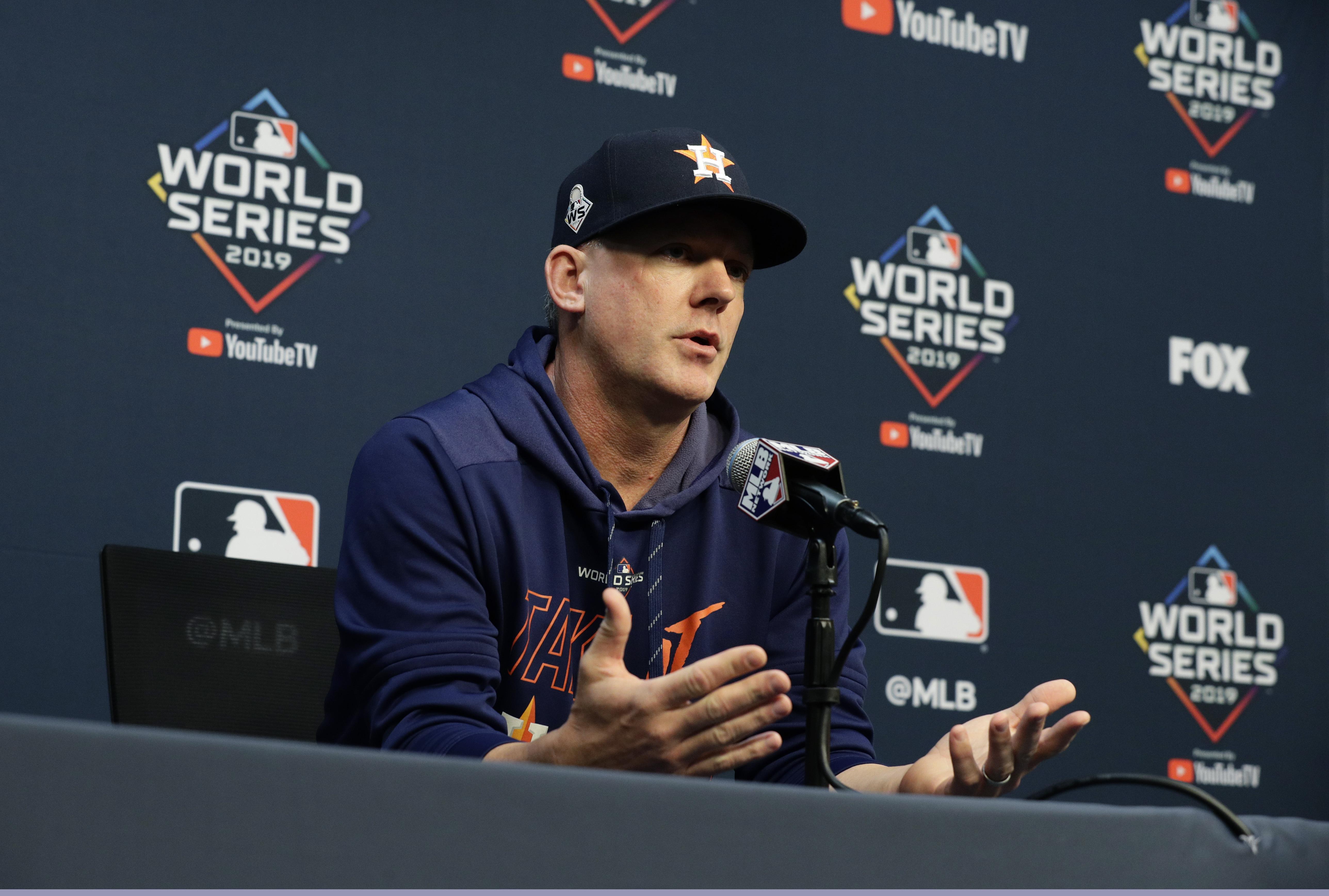 Astros' AJ Hinch, Jeff Luhnow fired after MLB suspension in sign-stealing  scandal - The Washington Post