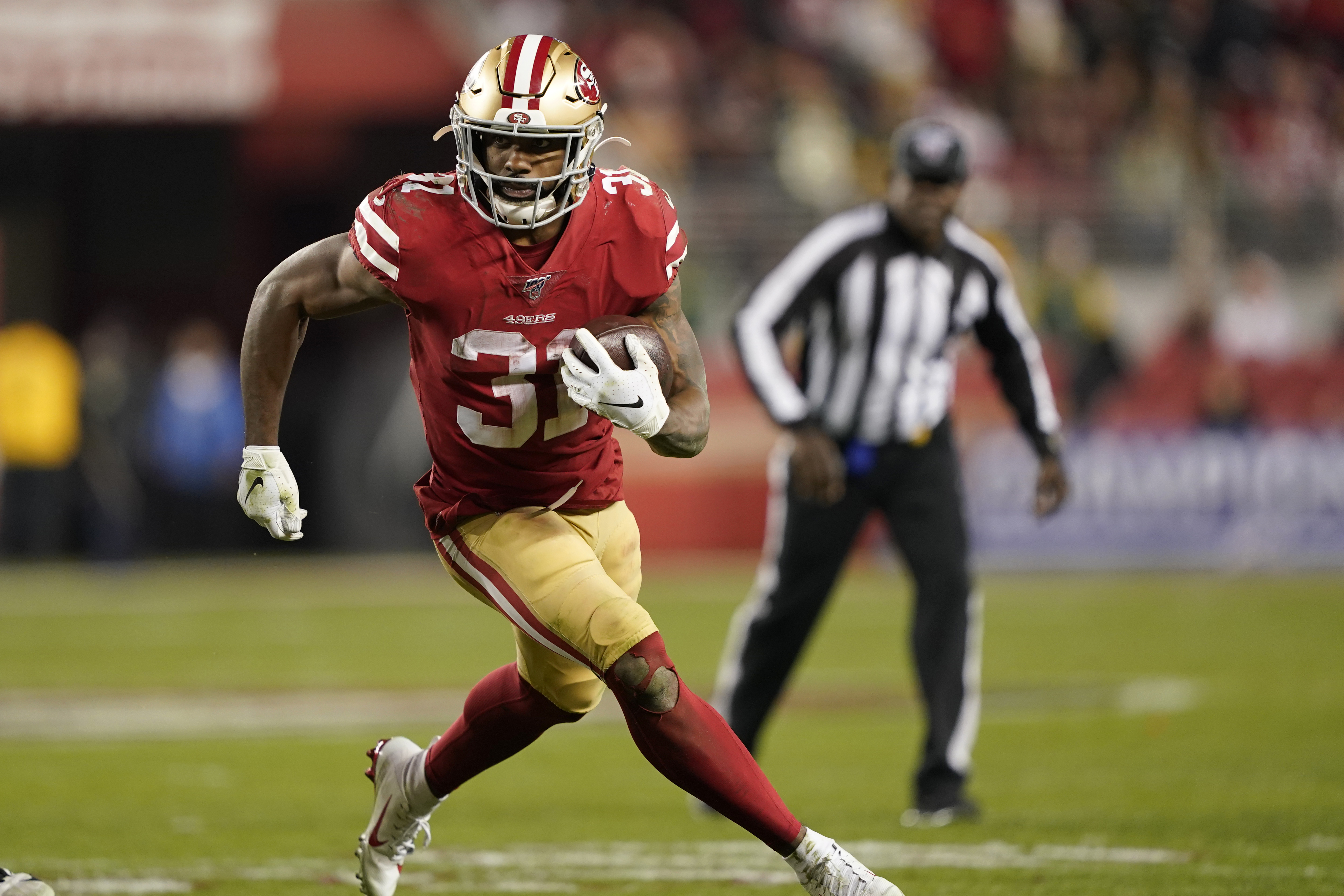 Raheem Mostert San Francisco 49ers v Green Bay NFC Championship 2020 Images