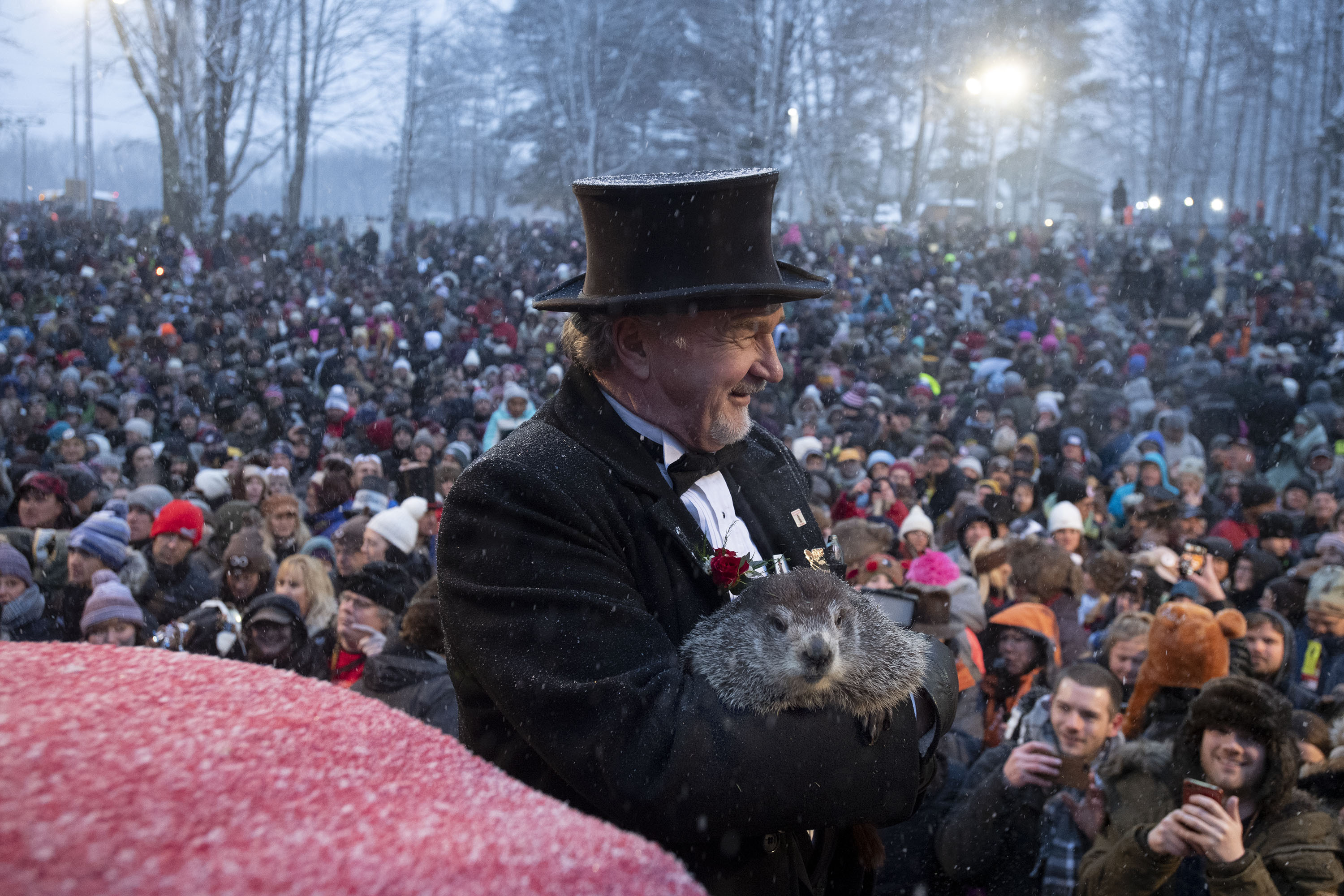 Punxsutawney Phil Sees No Shadow On Groundhog Day Washington Times