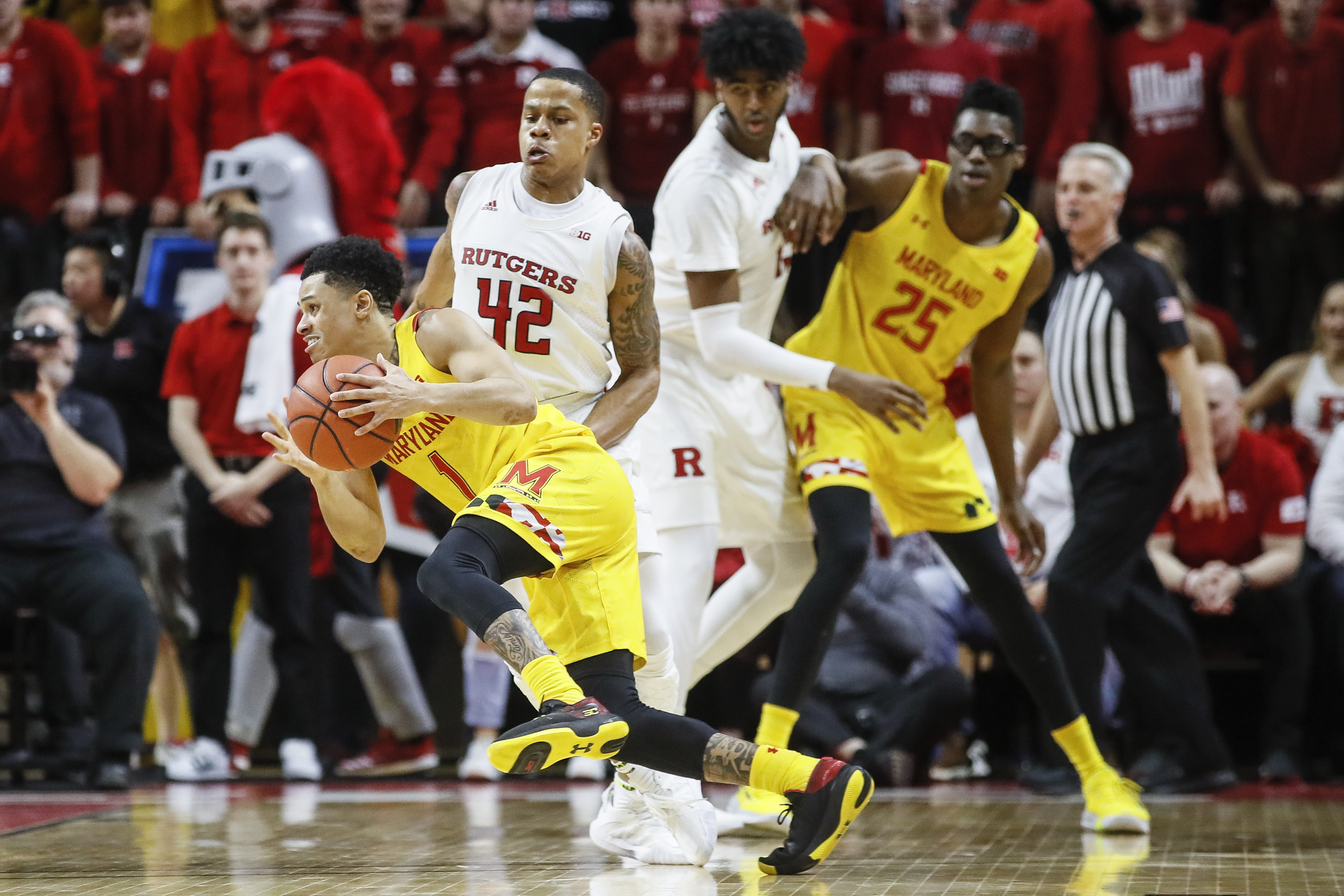 Maryland S Shooting Goes Cold In Stunning Loss At Rutgers