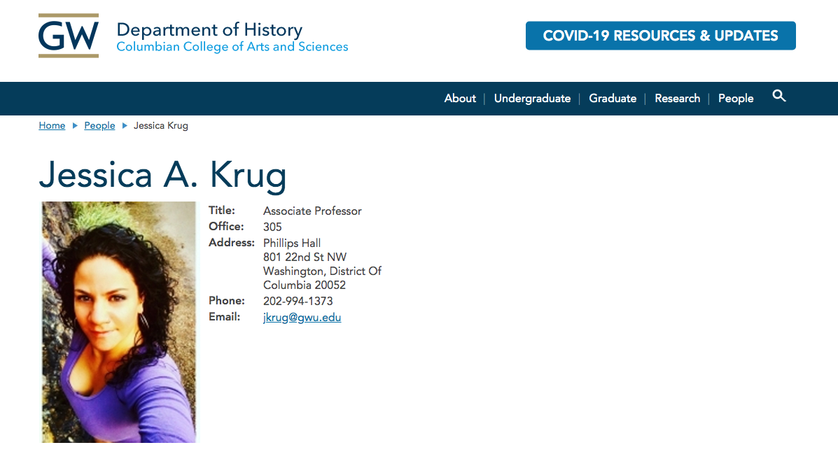 Jessica Krug George Washington Professor Who Lied About Being Black Not Teaching This Semester Washington Times