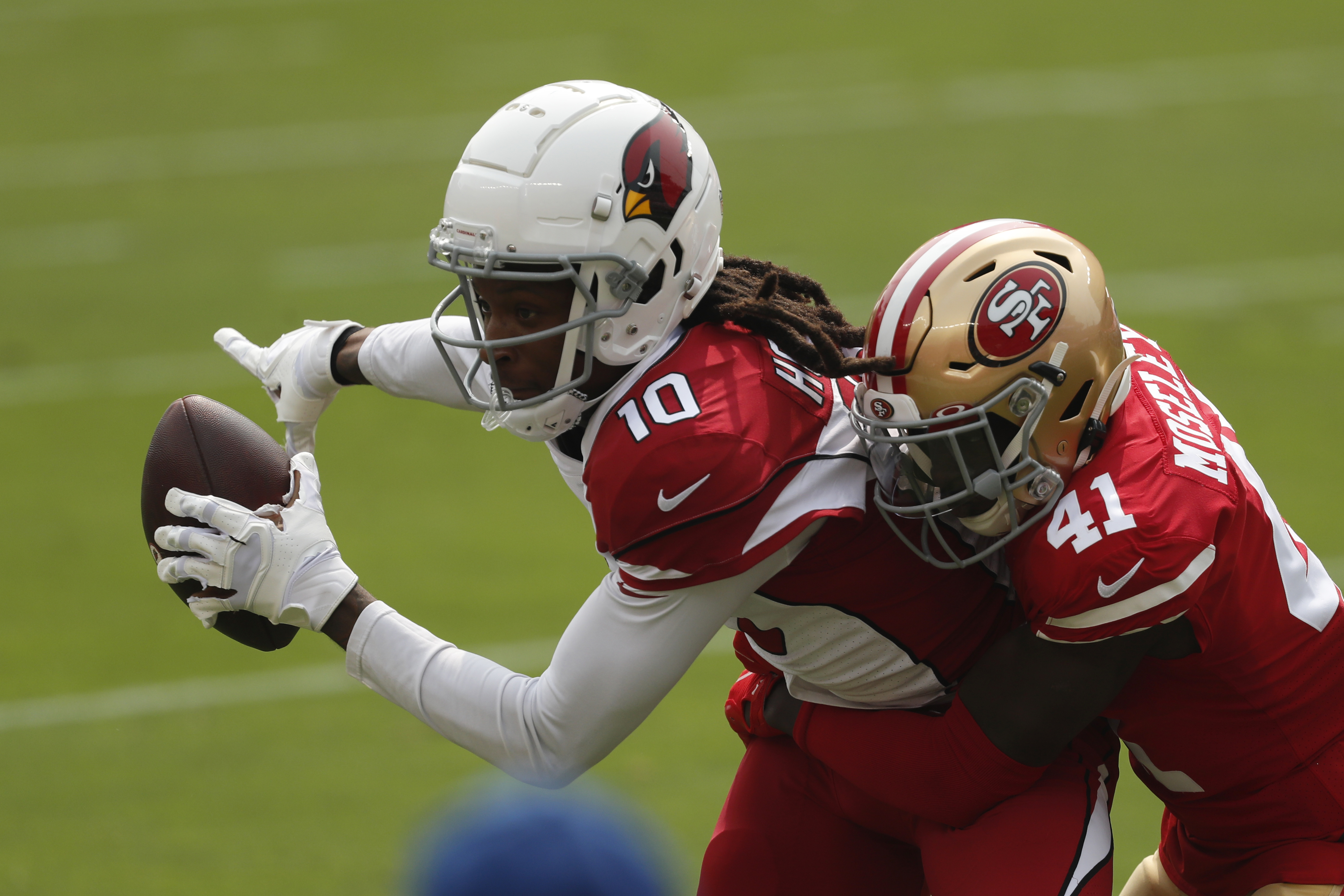 San Francisco 49ers defensive back Emmanuel Moseley (41) is seen