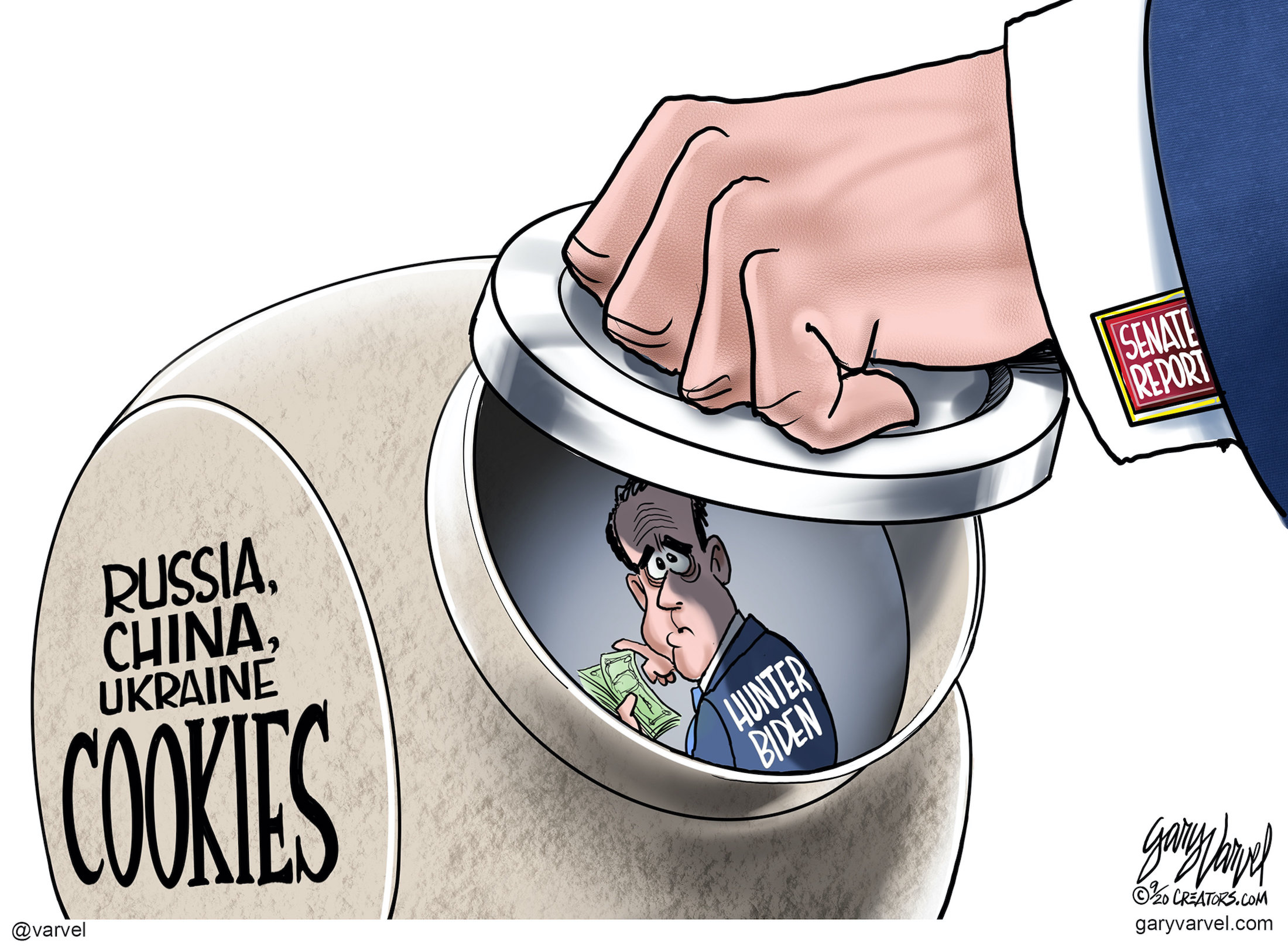 Political Cartoons - Congress in action - Hunter Biden - Washington Times