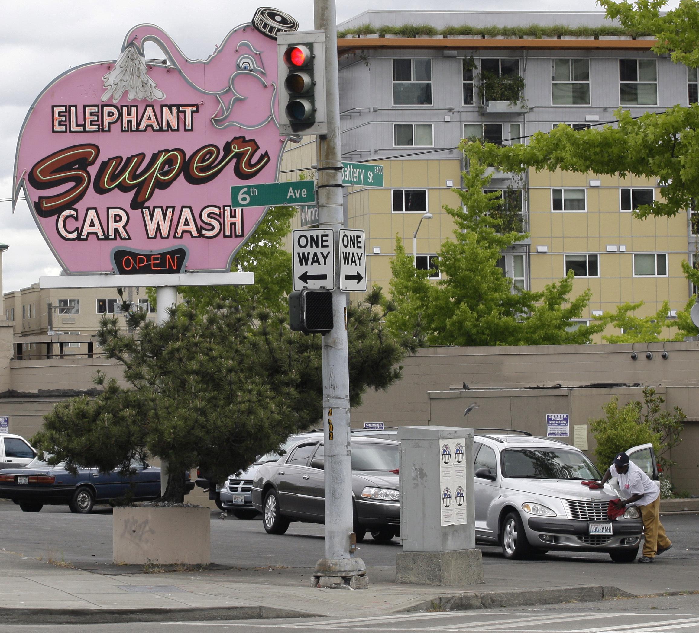 Seattle S Elephant Car Wash To Shutter Sign To Be Saved Washington Times