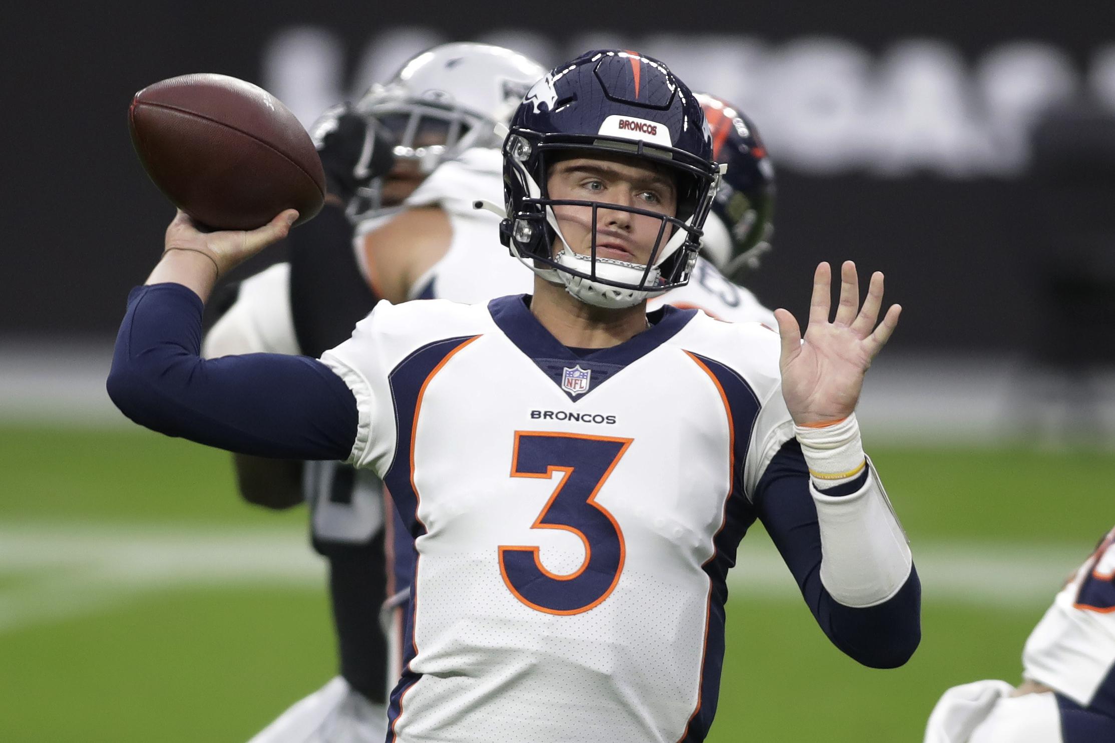 What happened to Broncos quarterback Drew Lock?