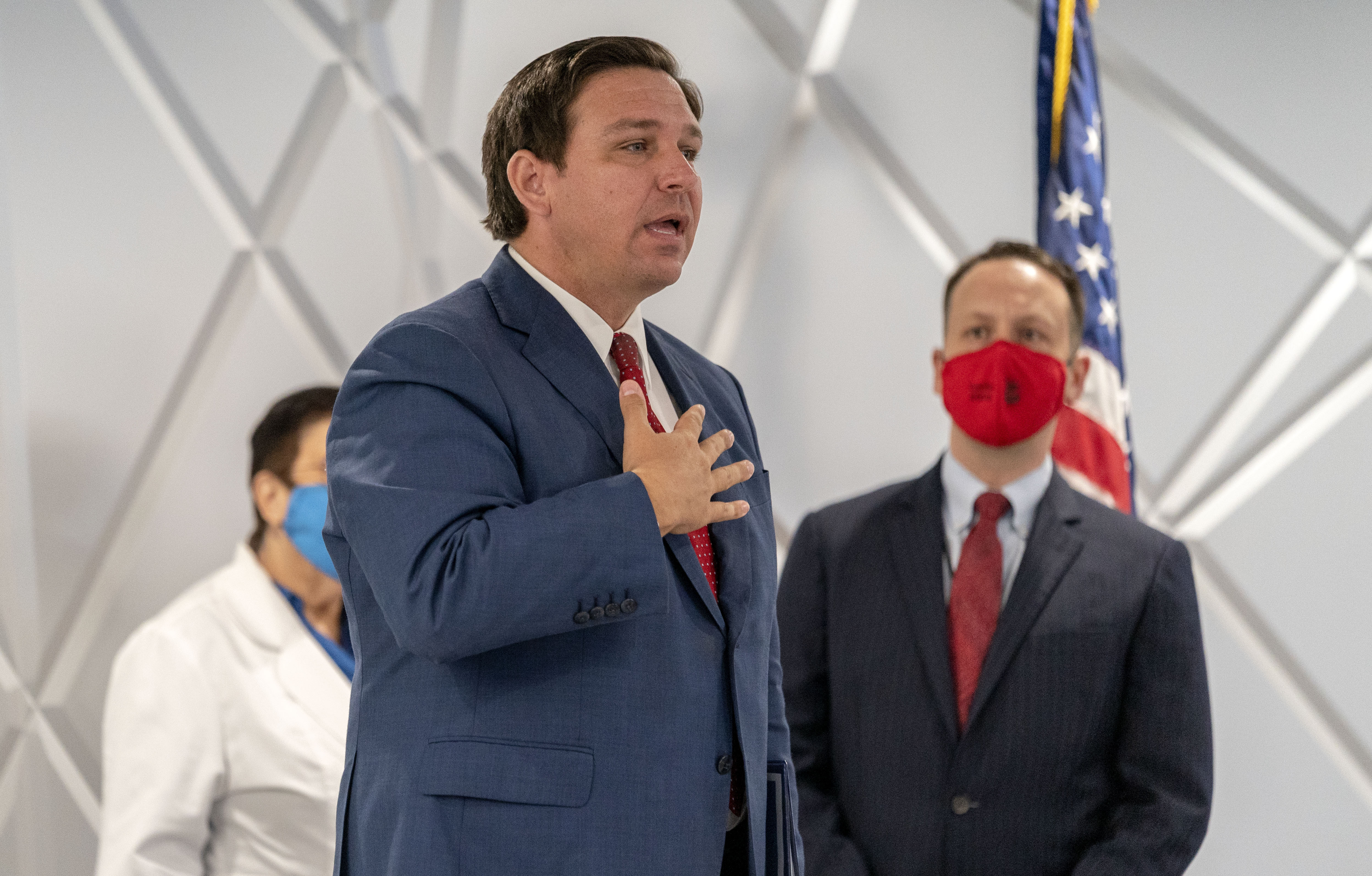 Ron Desantis Waiting His Turn To Take Vaccine I M An Elected Official But Whoop Dee Doo Washington Times