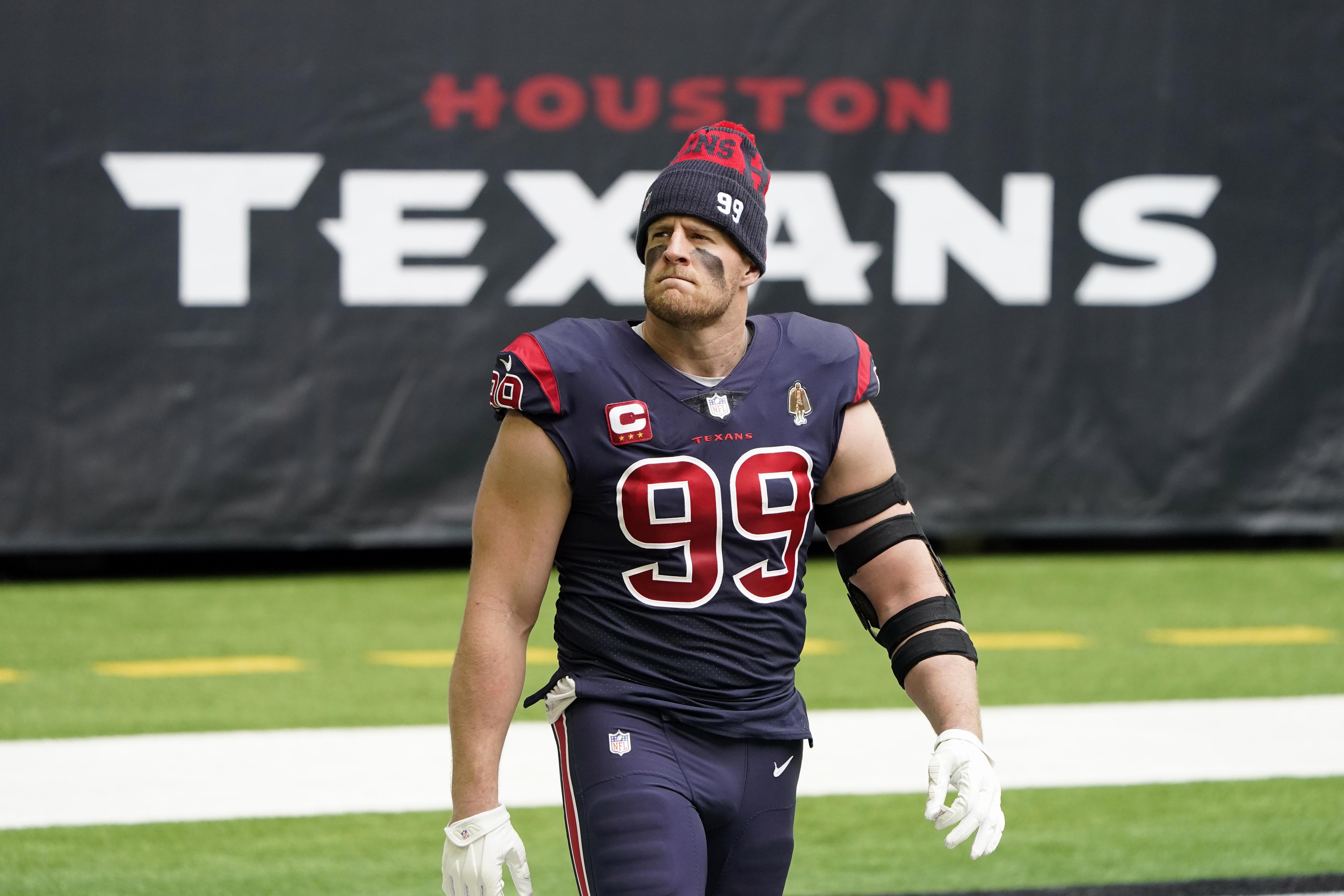 Defensive end JJ Watt looks good in his new Cardinals gear