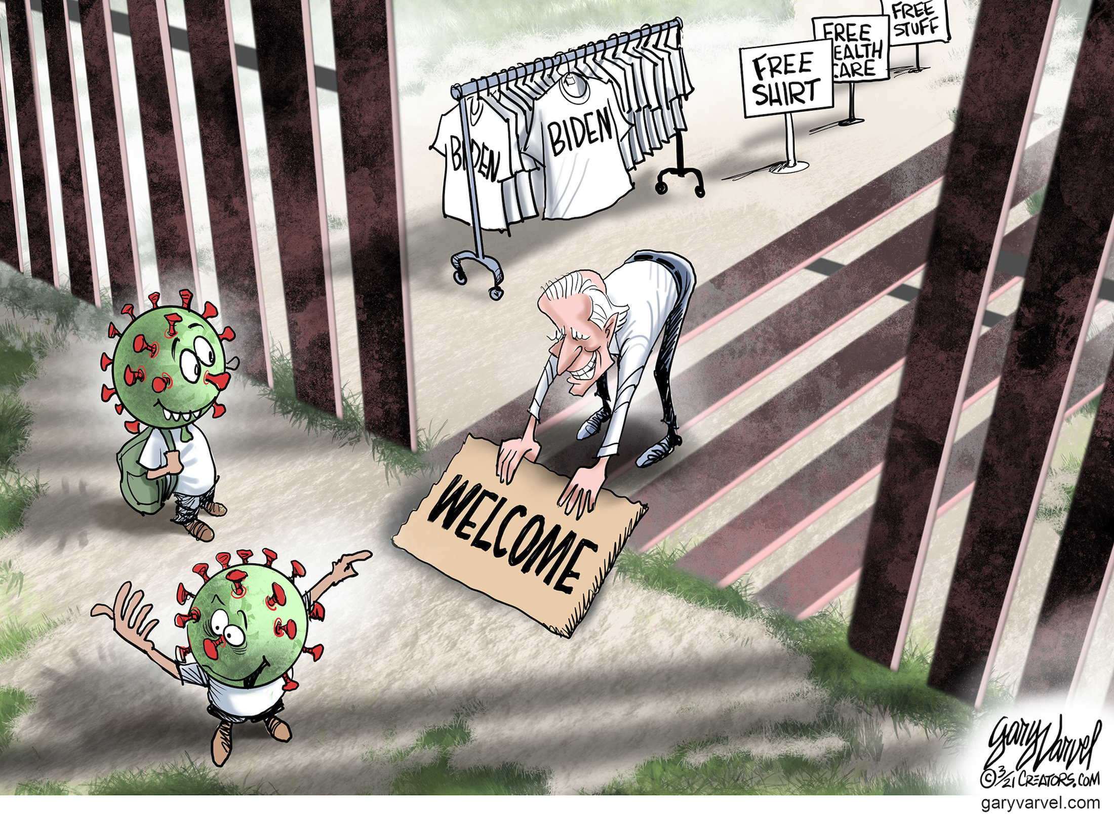 recent political cartoons 2022 immigration