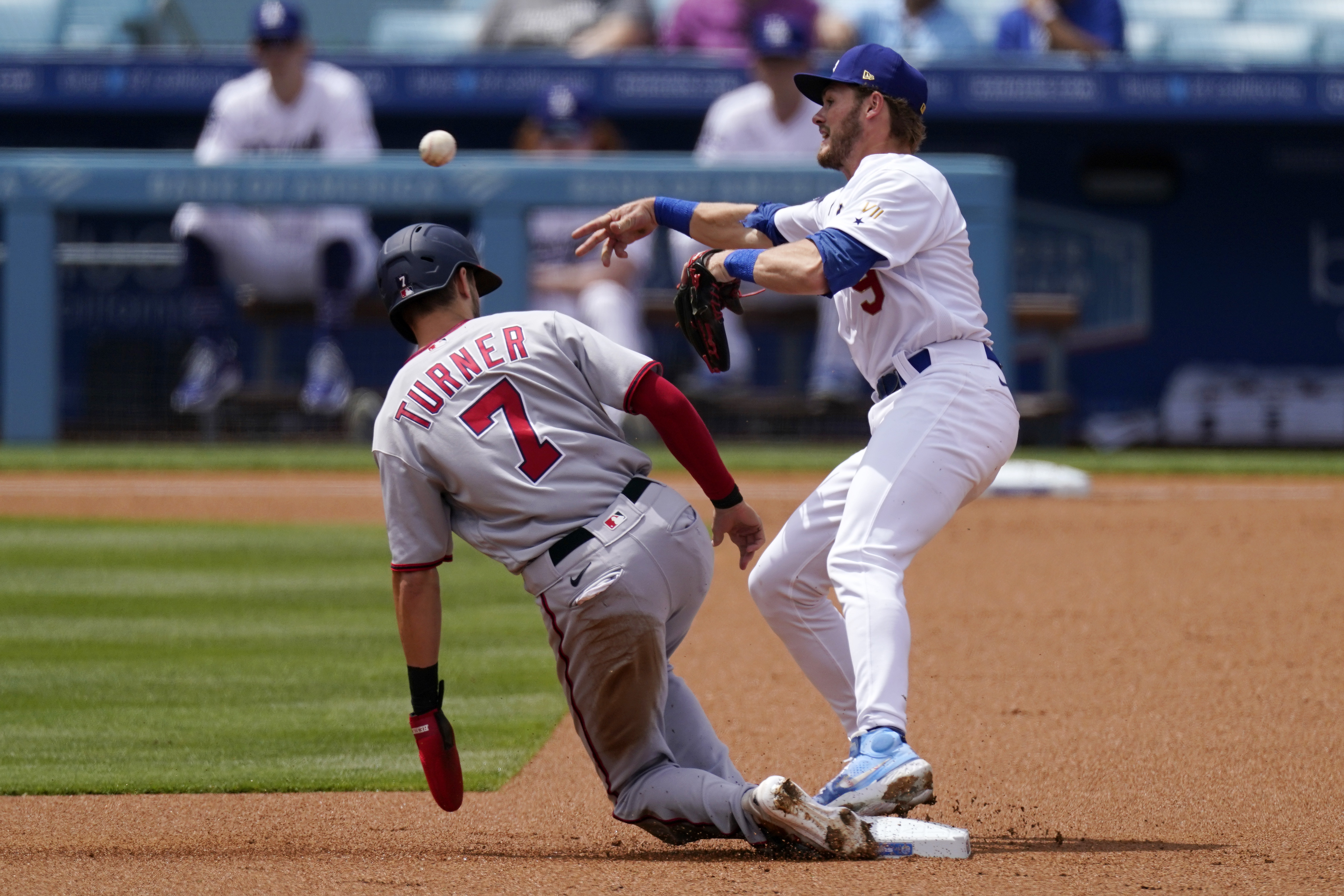 Max Scherzer and Trea Turner enjoy a day at the stadium with their families  : r/Dodgers