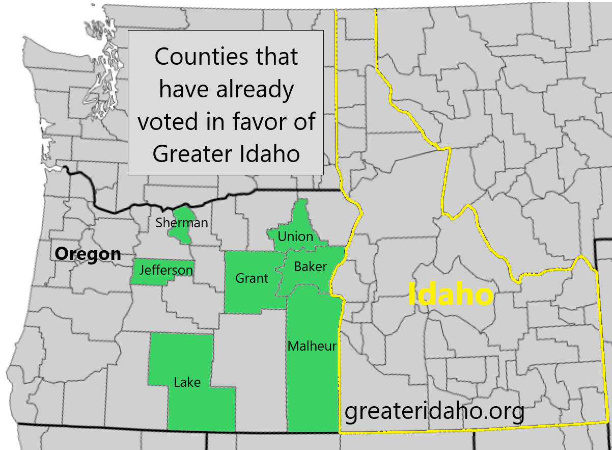 Oregonians split on Greater Idaho plan to let rural counties switch states: poll - Vimarsana News