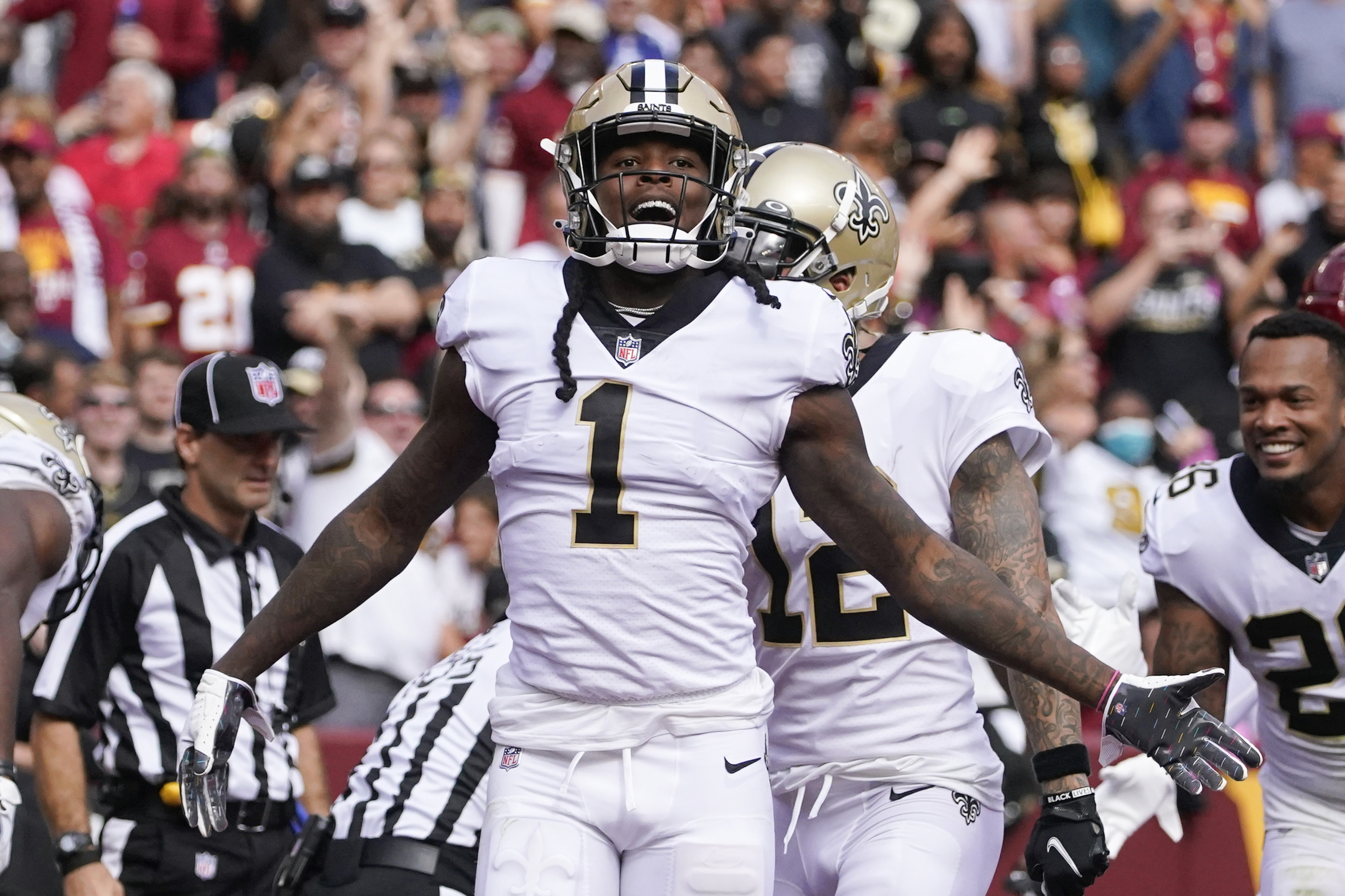 Callaway, Harris leading at receiver for New Orleans Saints