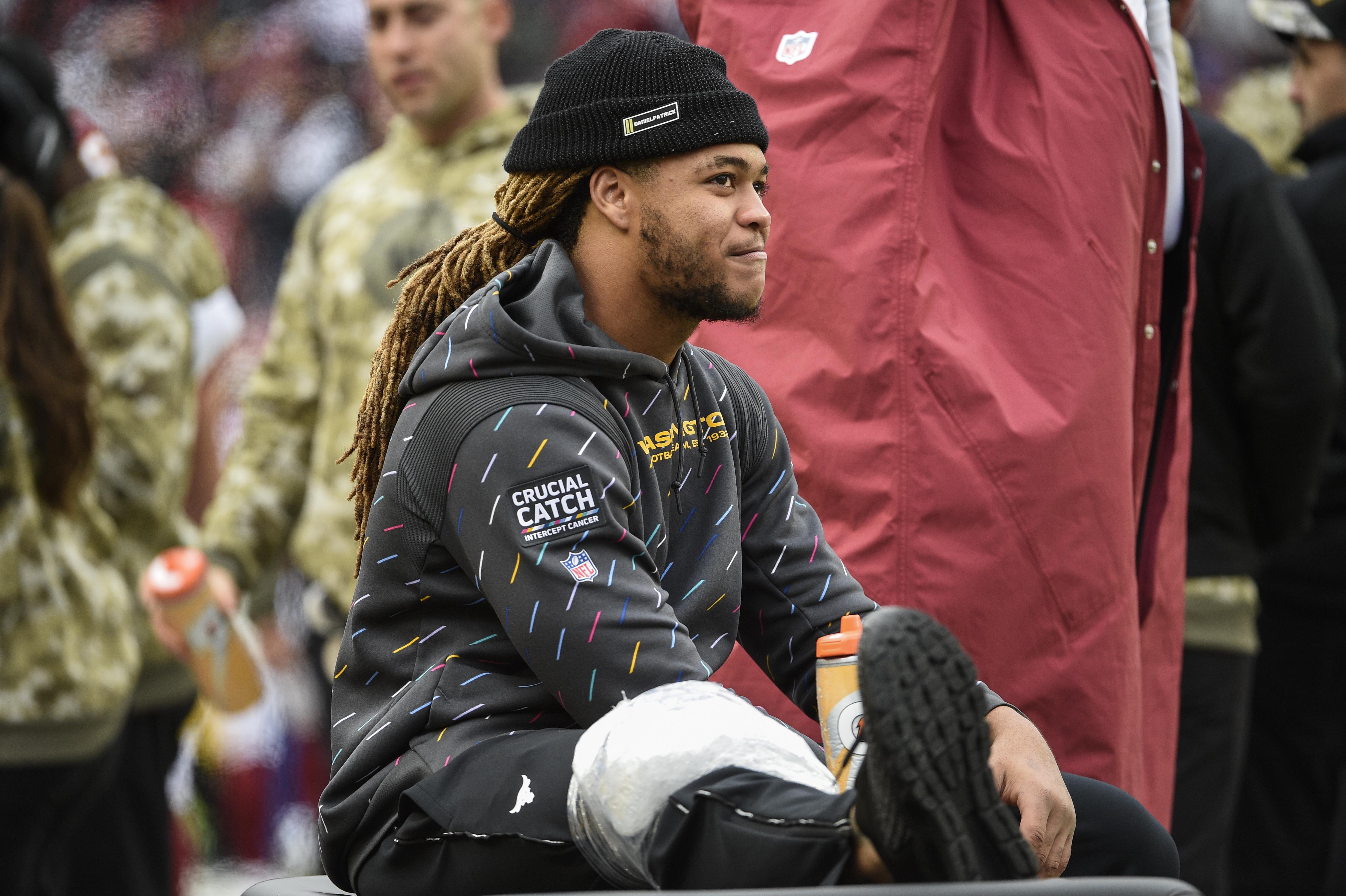 LOOK: Taylor Heinicke and Jonathan Allen embrace after Commanders' win