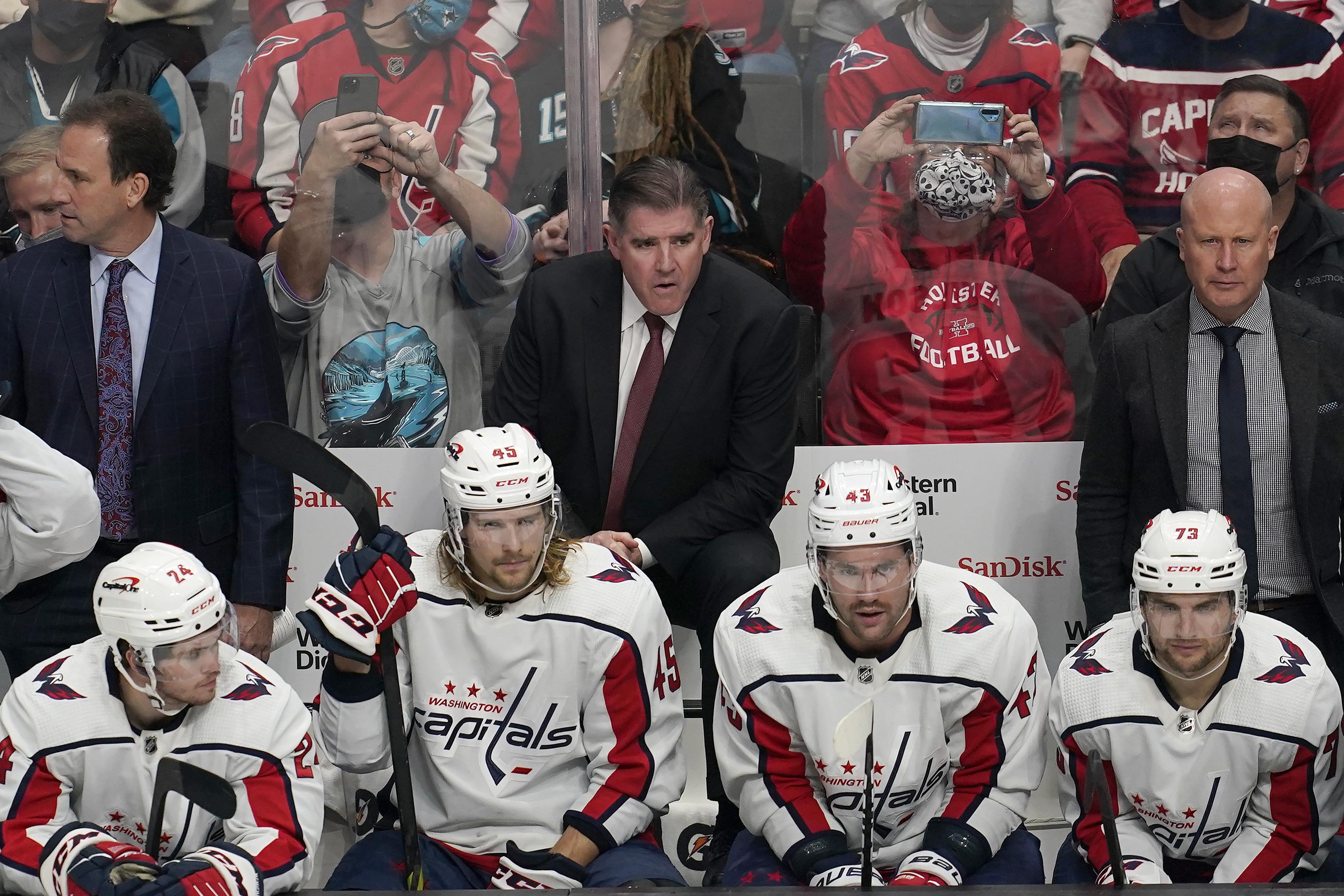 Capitals players surprise coach Peter 