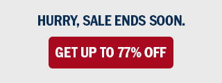 Hurry, sale ends soon! Get up to 77% off.