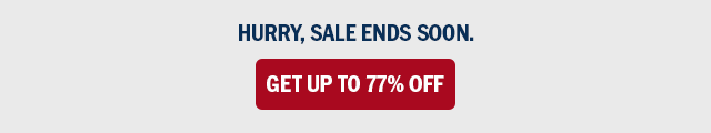 Hurry, sale ends soon! Get up to 77% off.