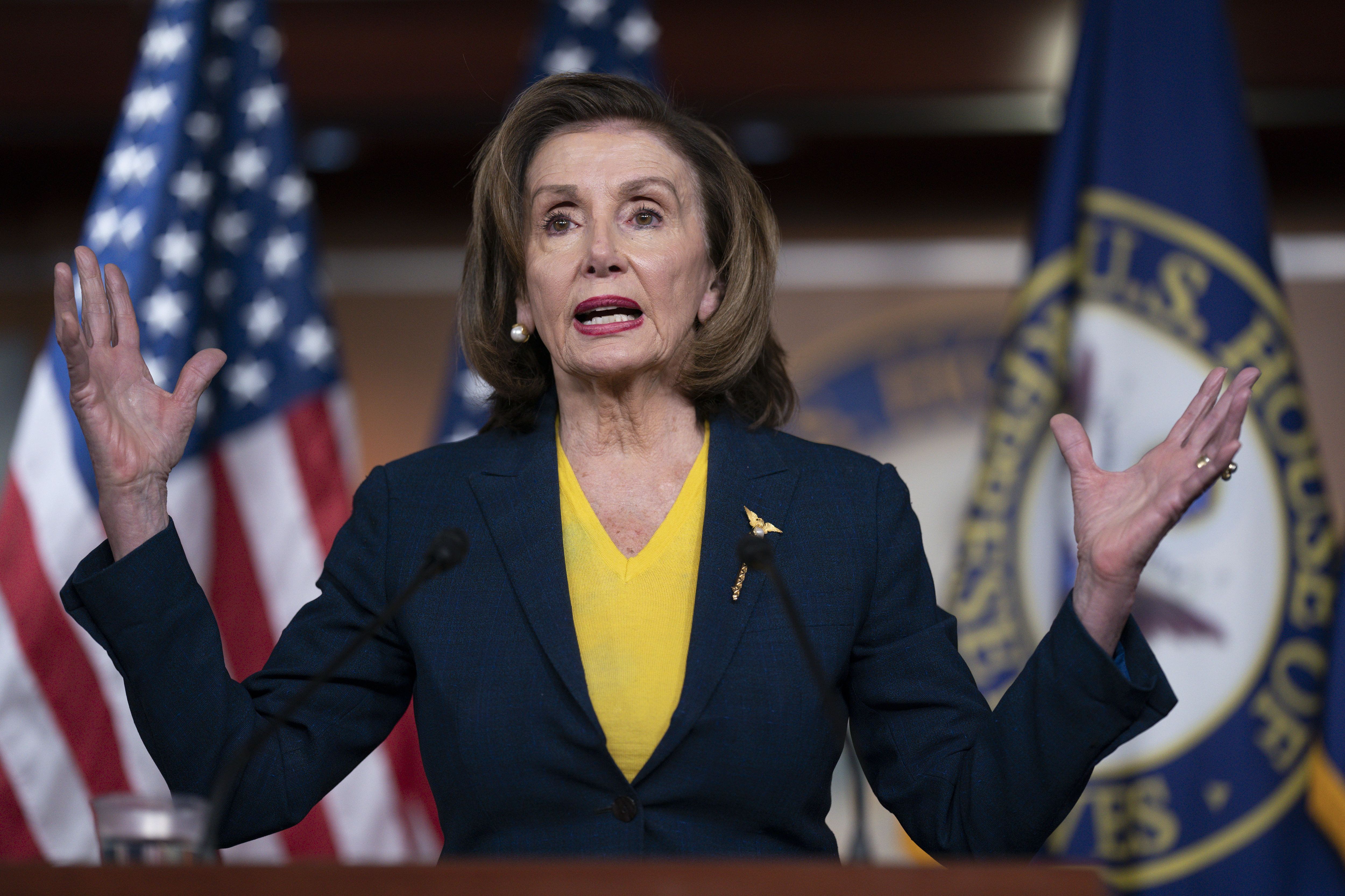 Former Speaker Pelosi throws out first pitch at Nationals' Pride night