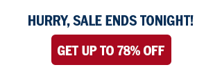 Hurry, sale ends soon! Get up to 78% off.