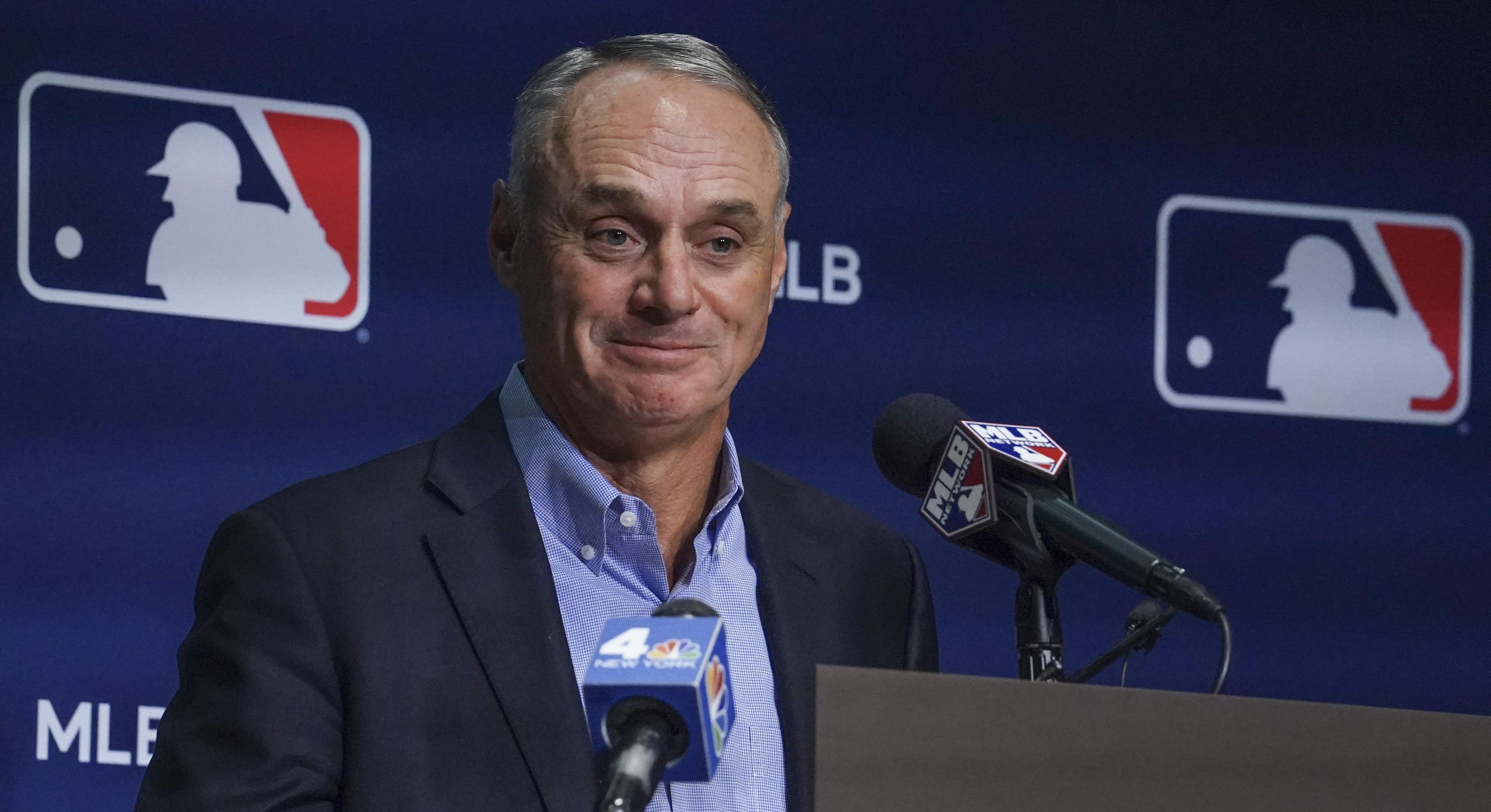 MLB Commissioner Rob Manfred regrets giving Astros full immunity in  signstealing scandal  Fox News