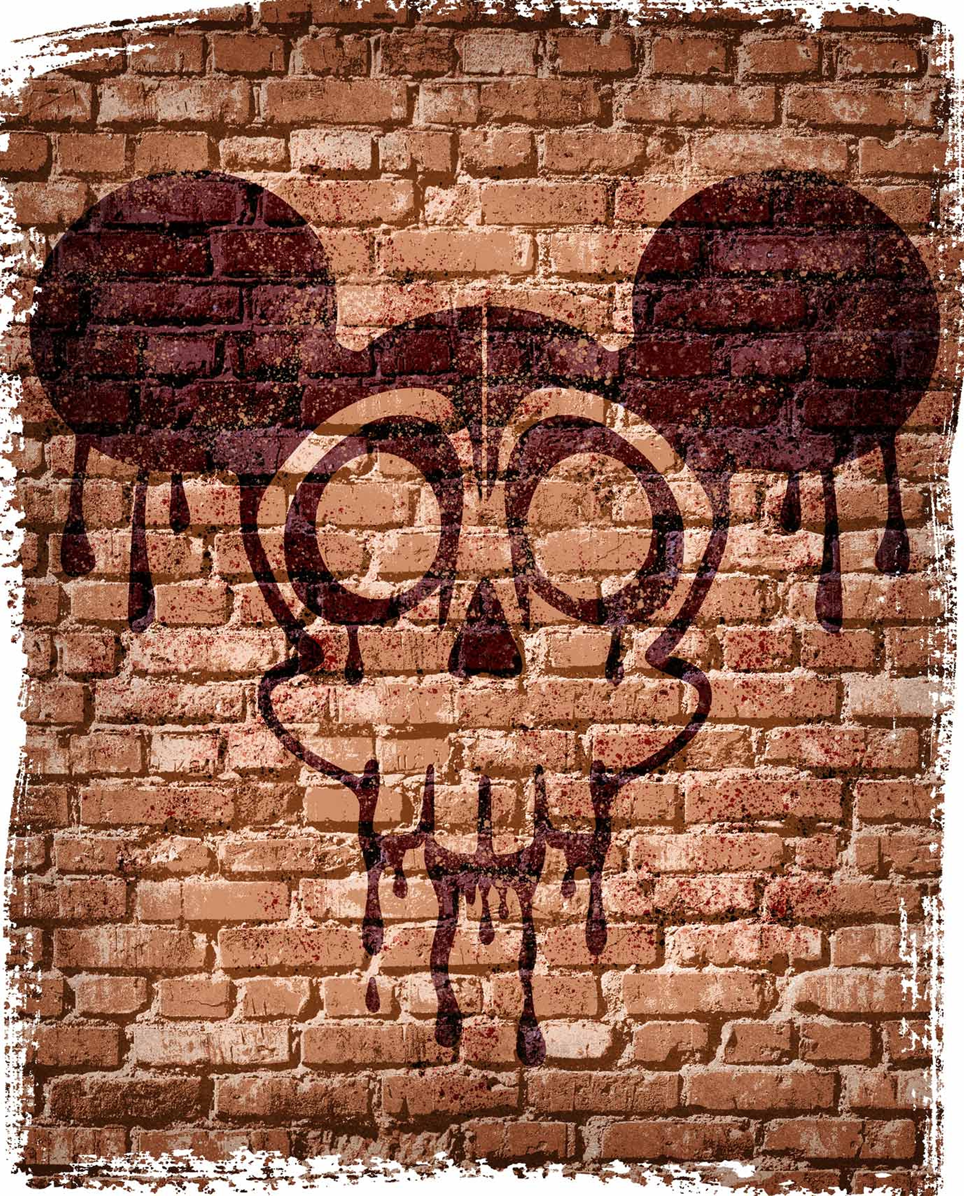 Vintage Mickey Mouse in a dope red and black color... | Depop, image size:3825x4742