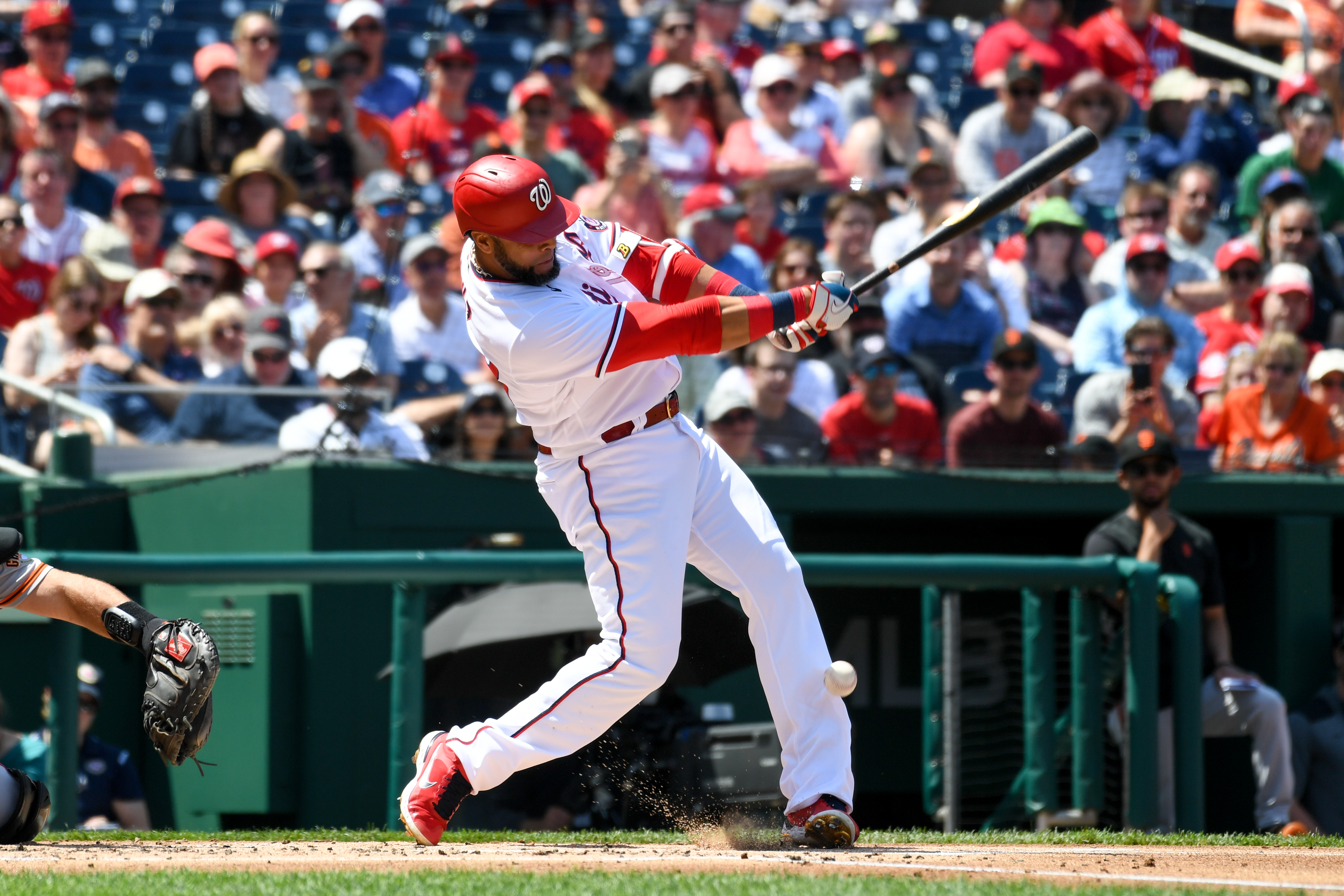 WASHINGTON, DC - APRIL 10: Washington Nationals designated hitter Nelson  Cruz (23) during a MLB game between the Washington Nationals and the New  York Mets, on April 10, 2022, at Nationals Park