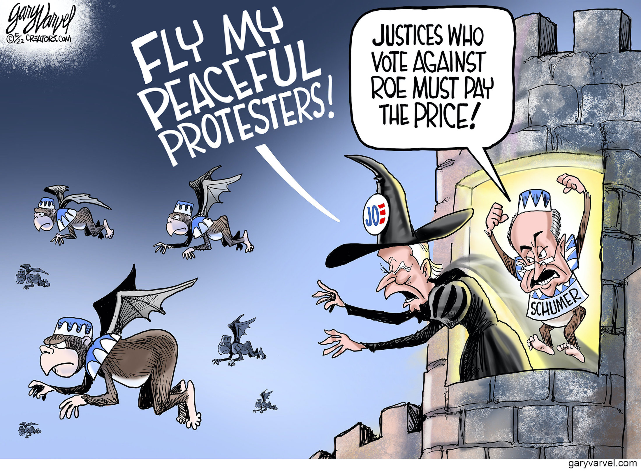 Political Cartoons - Tooning into Sleepy Joe Biden - Fly my peaceful  protesters! - Washington Times