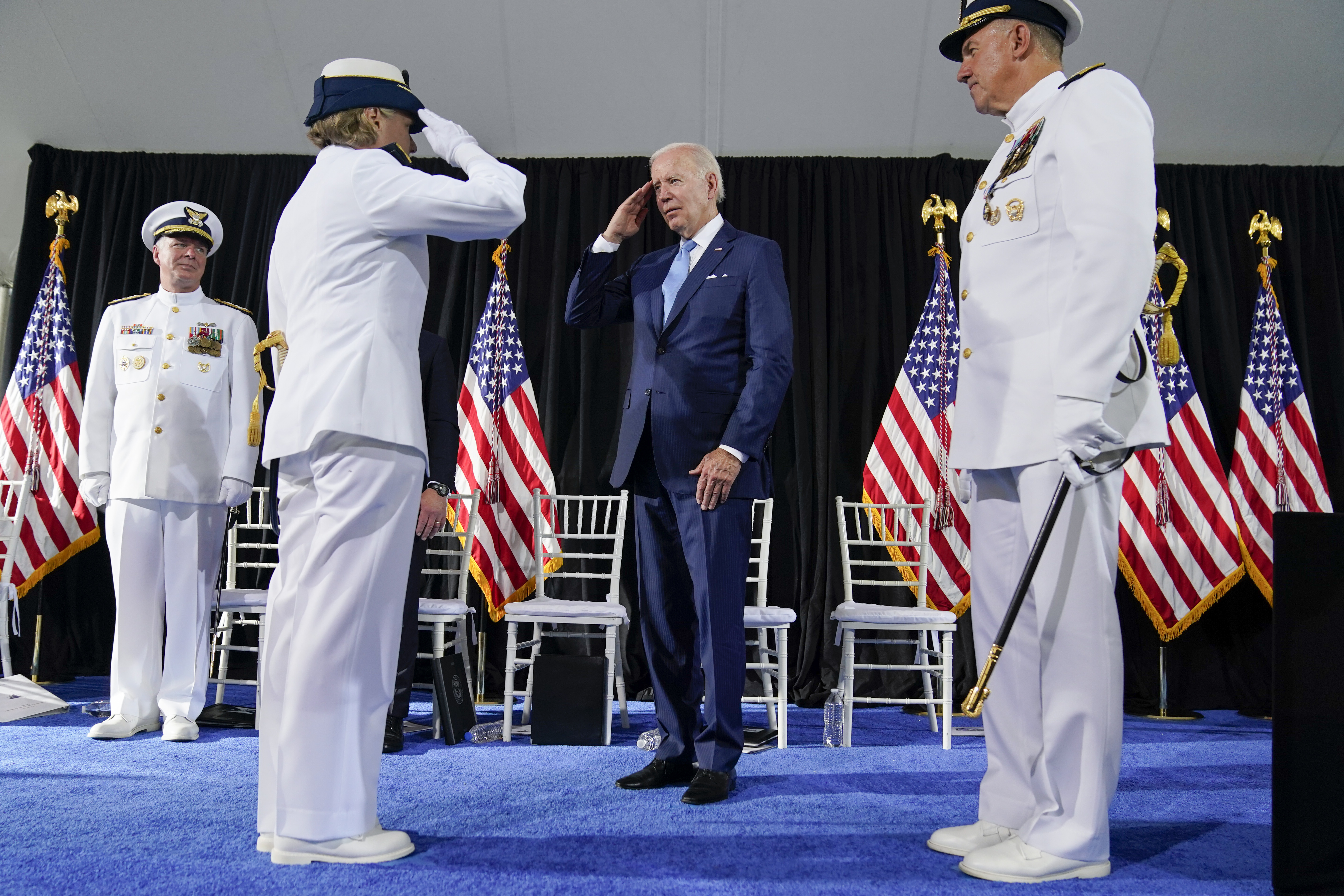 Biden celebrates first female Coast Guard commandant, wants more women in militarys highest ranks pic pic picture