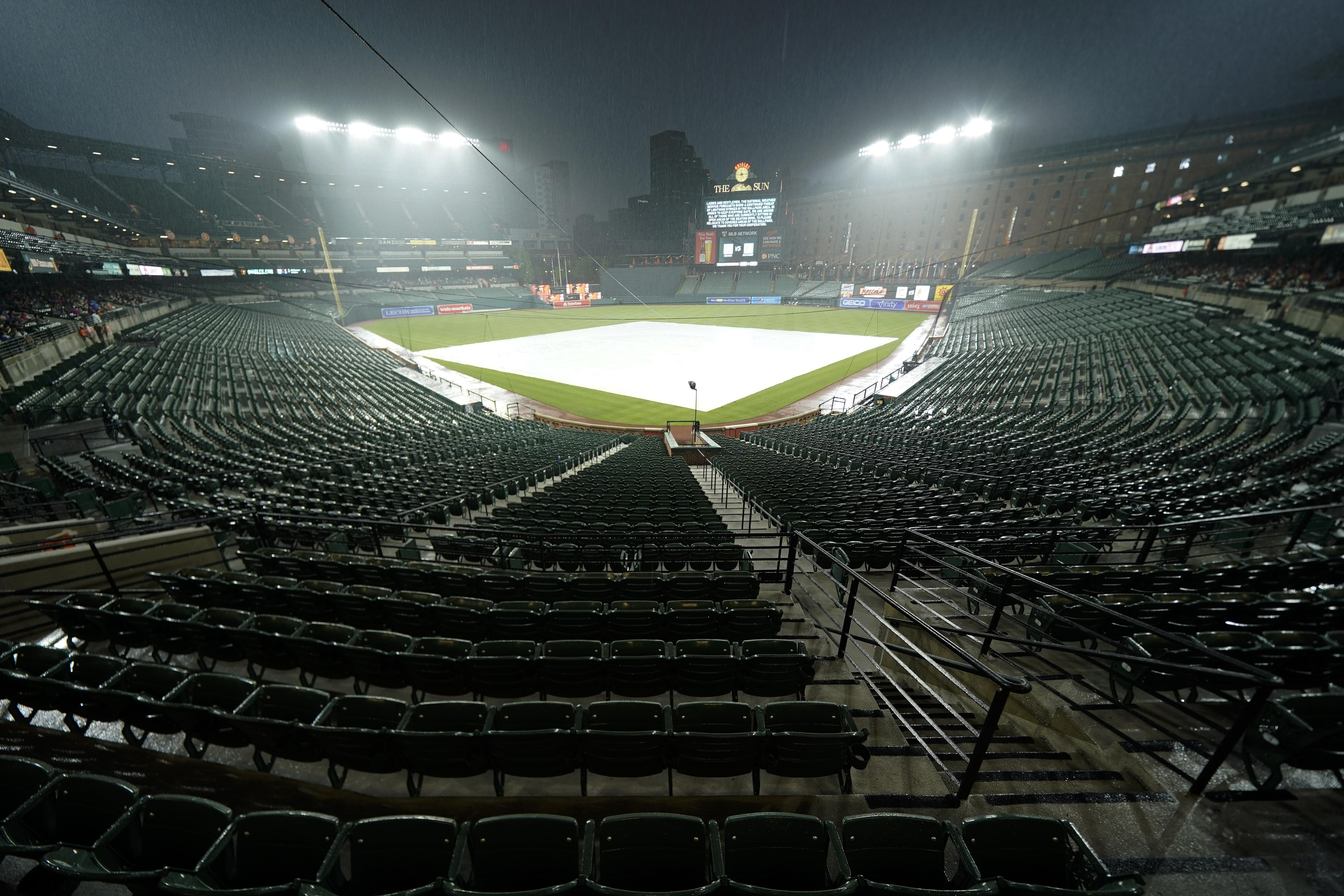 The Marlins Somehow Had a Rain Delay in a Stadium with a