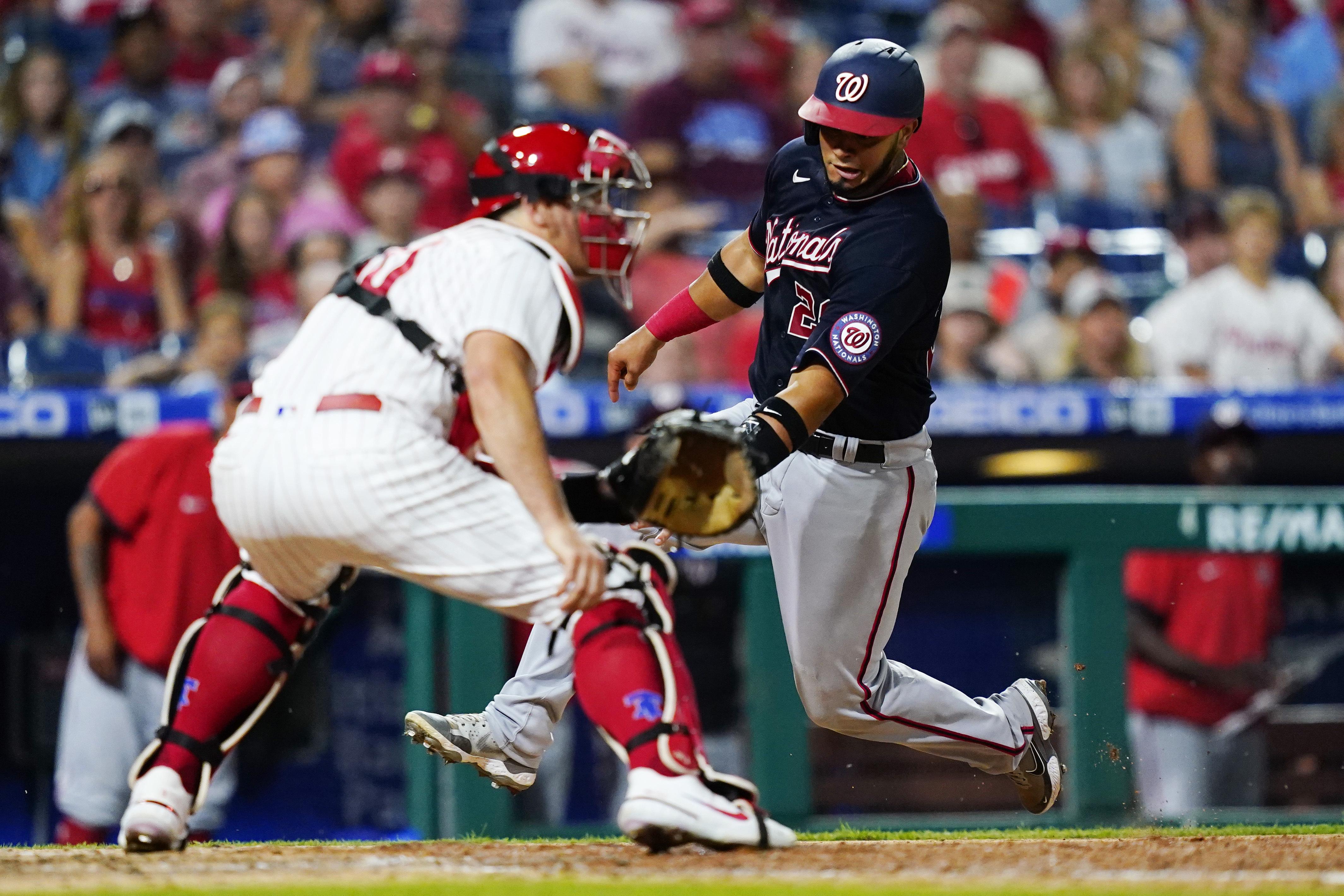 Washington Nationals on X: Kyle Schwarber has hit 14 HR this month. That's  more HR than any Washington National has hit in any month. Ever.  @kschwarb12 // #NATITUDE  / X