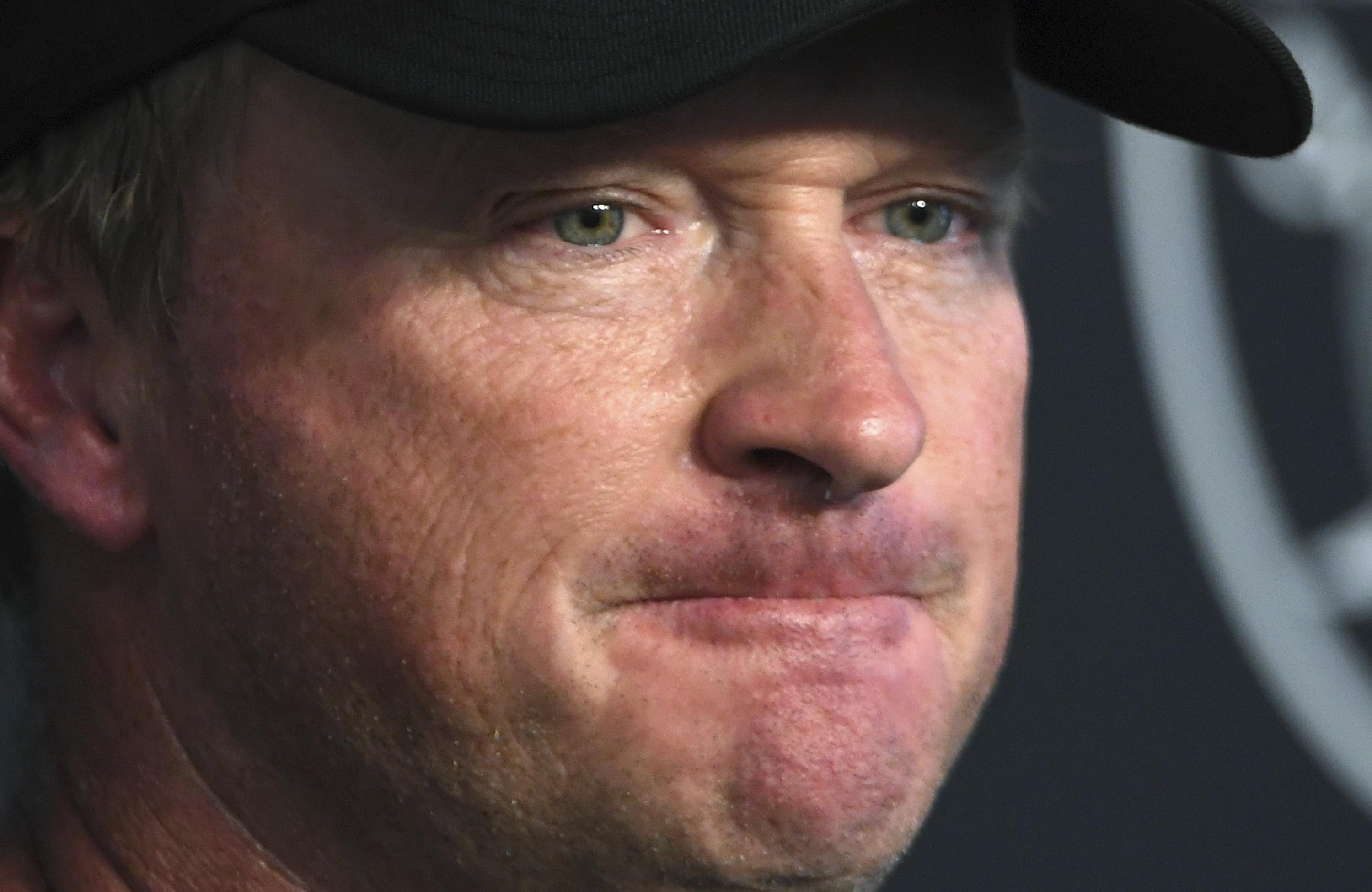 Jon Gruden hopes for 'another shot' in first public remarks since email  controversy