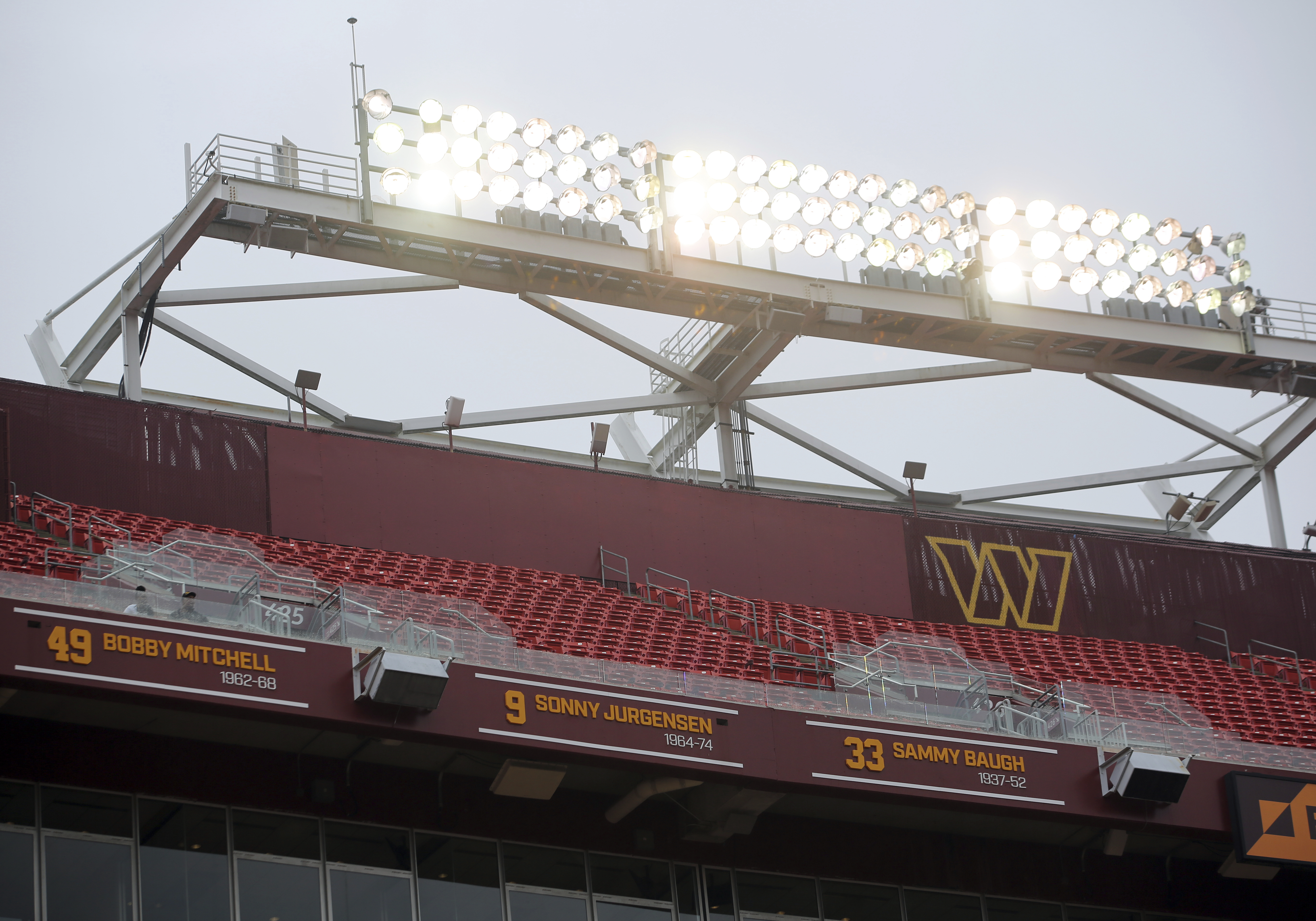 Washington Commanders' banner spotted inside FedExField just hours before  WFT name reveal