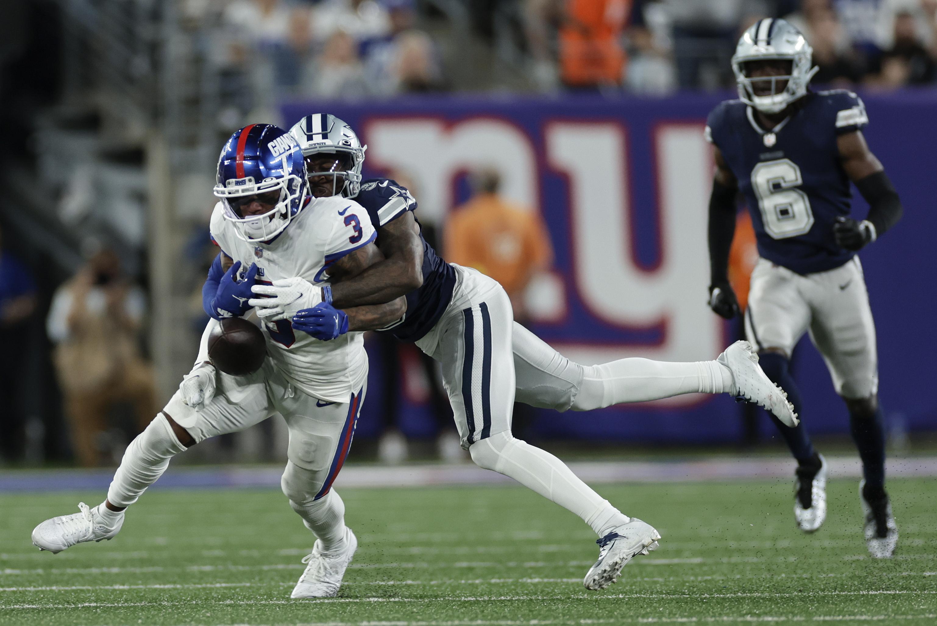 Cowboys beat Giants 23-16, Sterling Shepard carted off in final minutes -  The Athletic