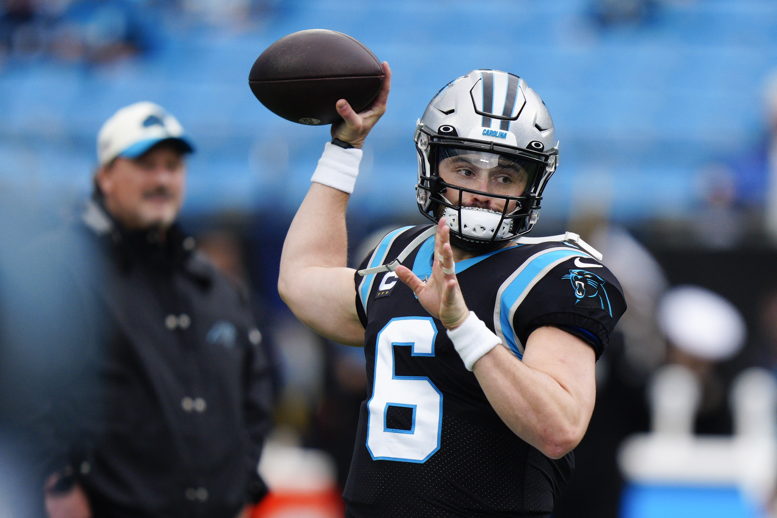 Possible Baker Mayfield trade partner Carolina Panthers pass on QB