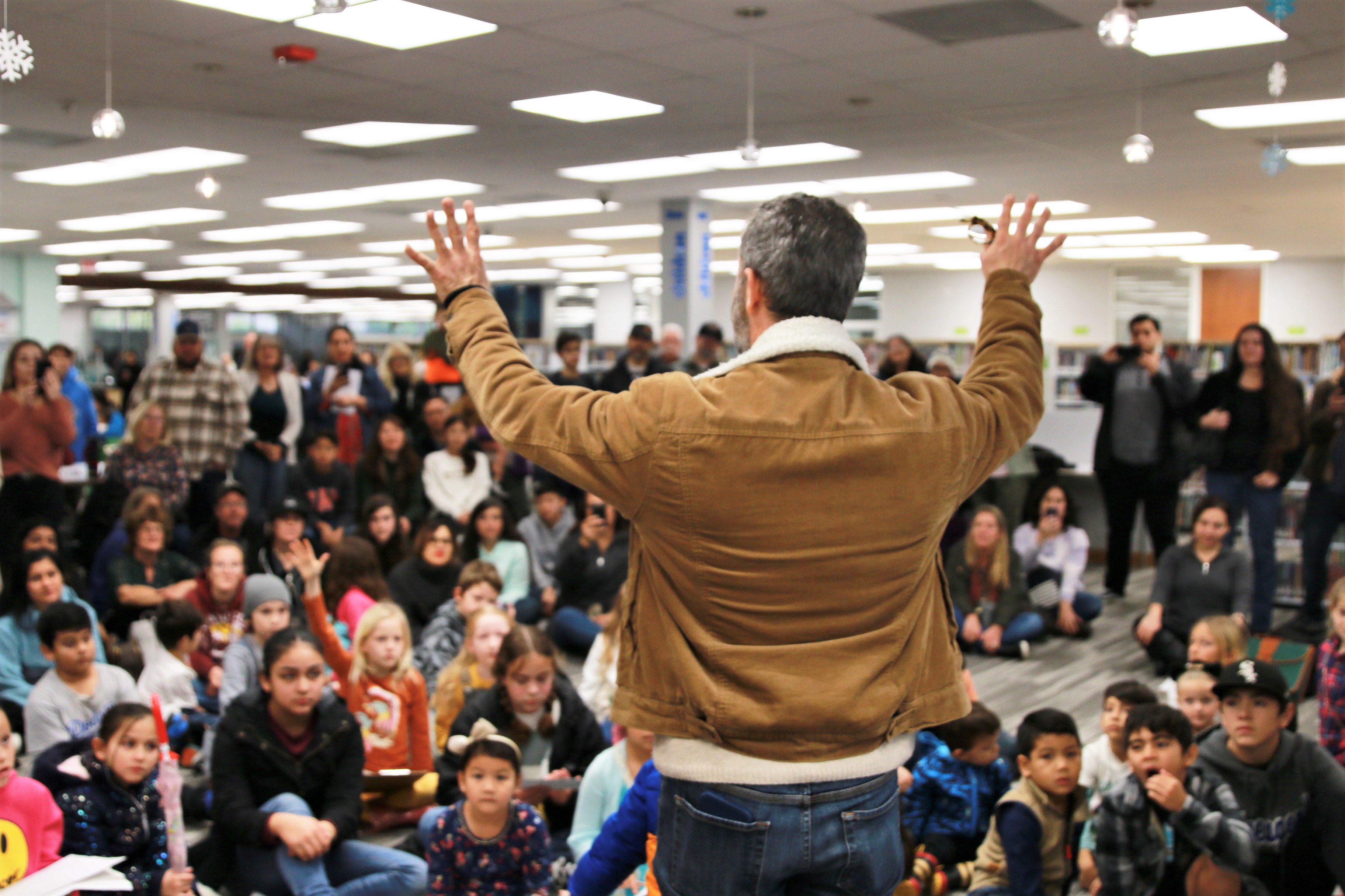 Crowds brave California rain to hear Kirk Cameron's latest library
