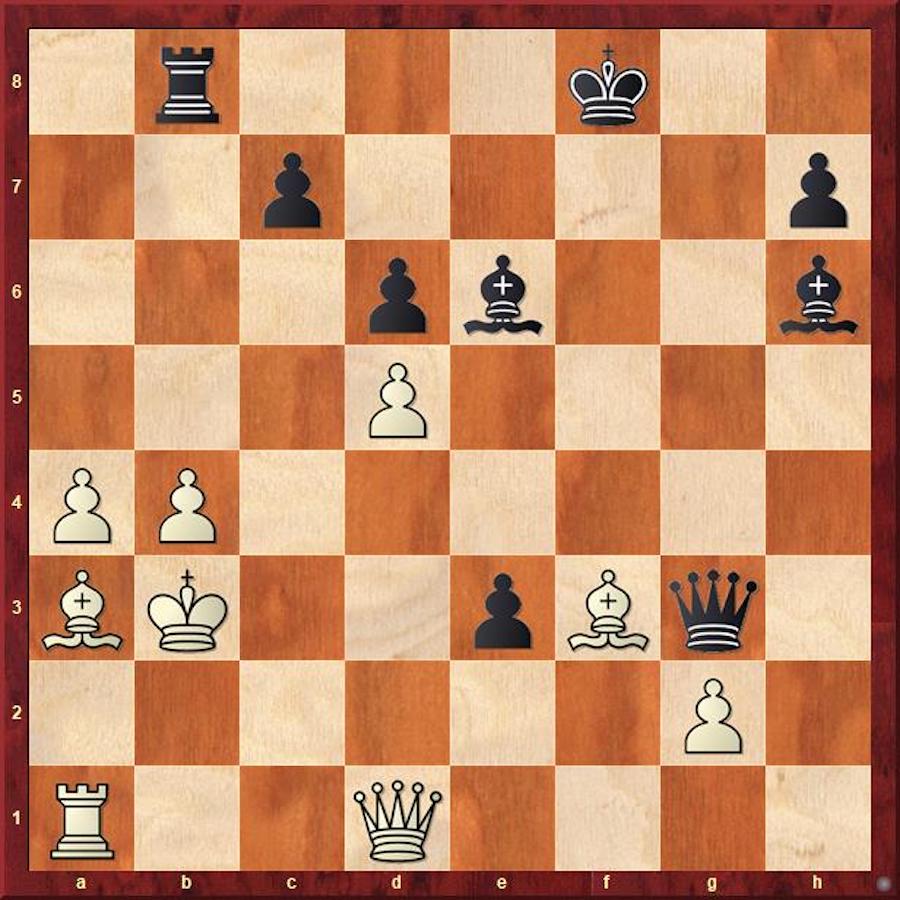 Classical attacking game by Paul Morphy with Queen sacrifice