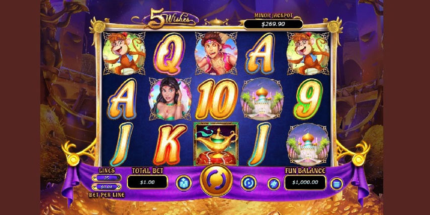 Best Online Slots for Real Money - Red Dog Casino (5 Wishes) (sponsored)