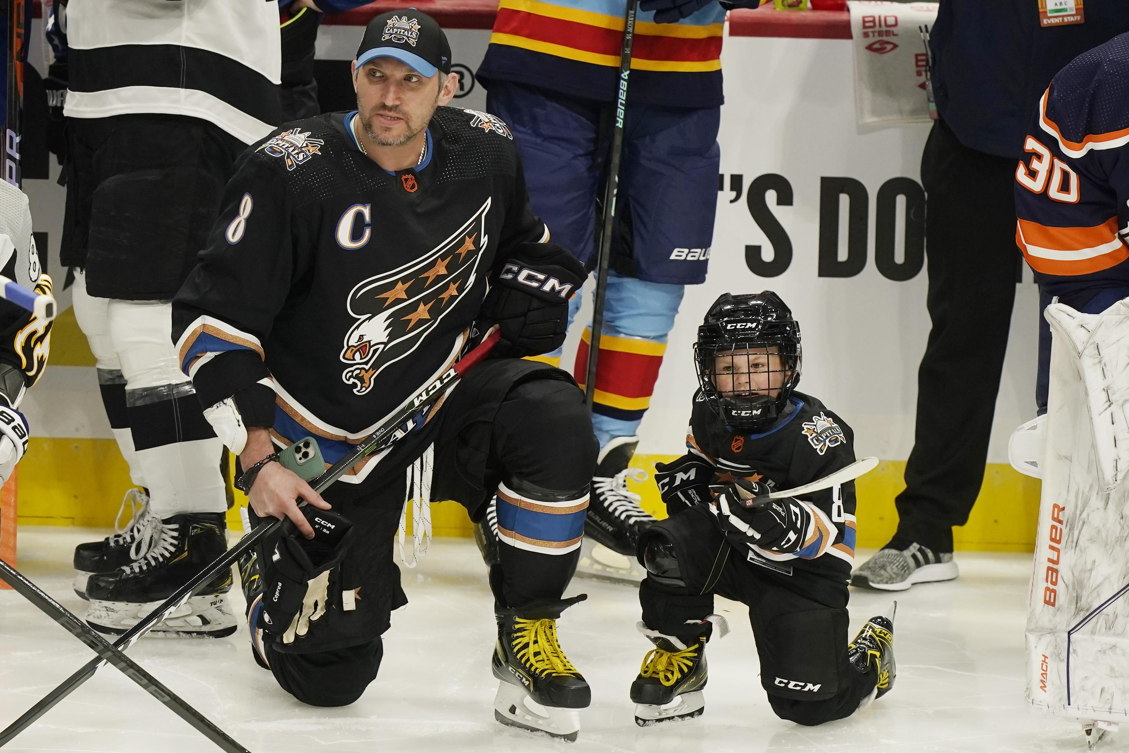 Alex Ovechkin, and Ovi Jr., take the ice at All-Star skills night -  Washington Times