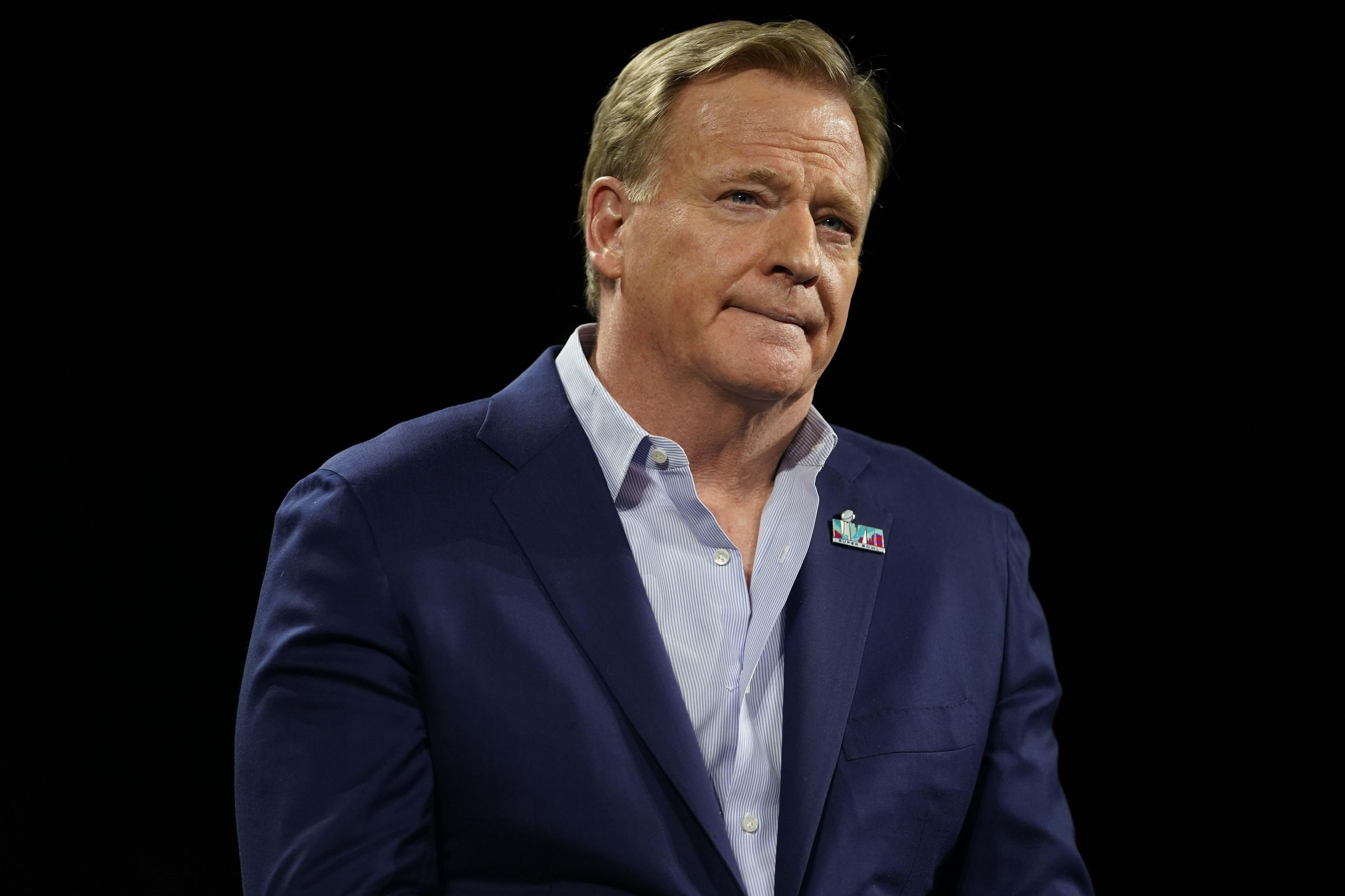 WATCH! NFL Commissioner Roger Goodell introduces new Washington Commanders  owner Josh Harris - Hogs Haven