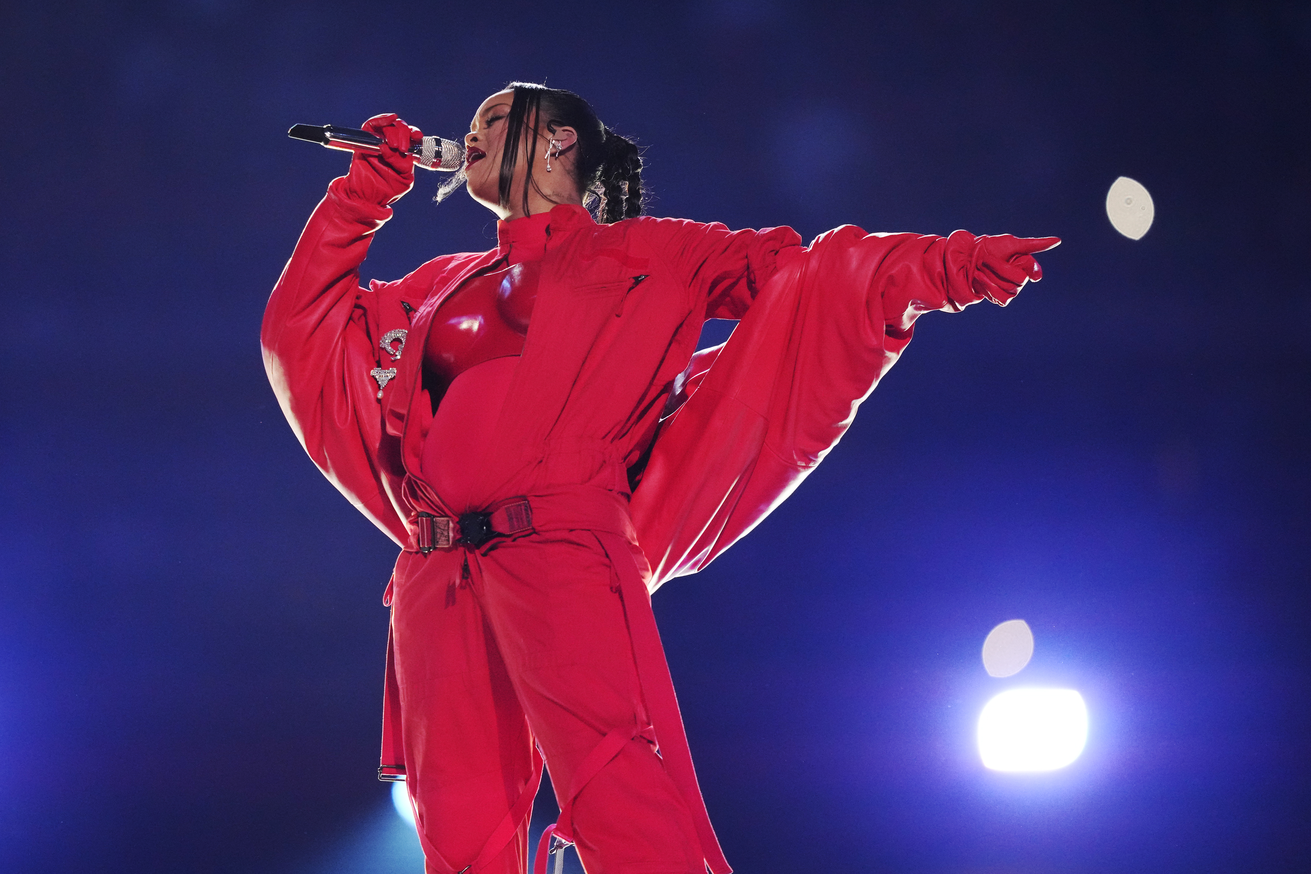 Rihanna delivers soaring Super Bowl halftime performance