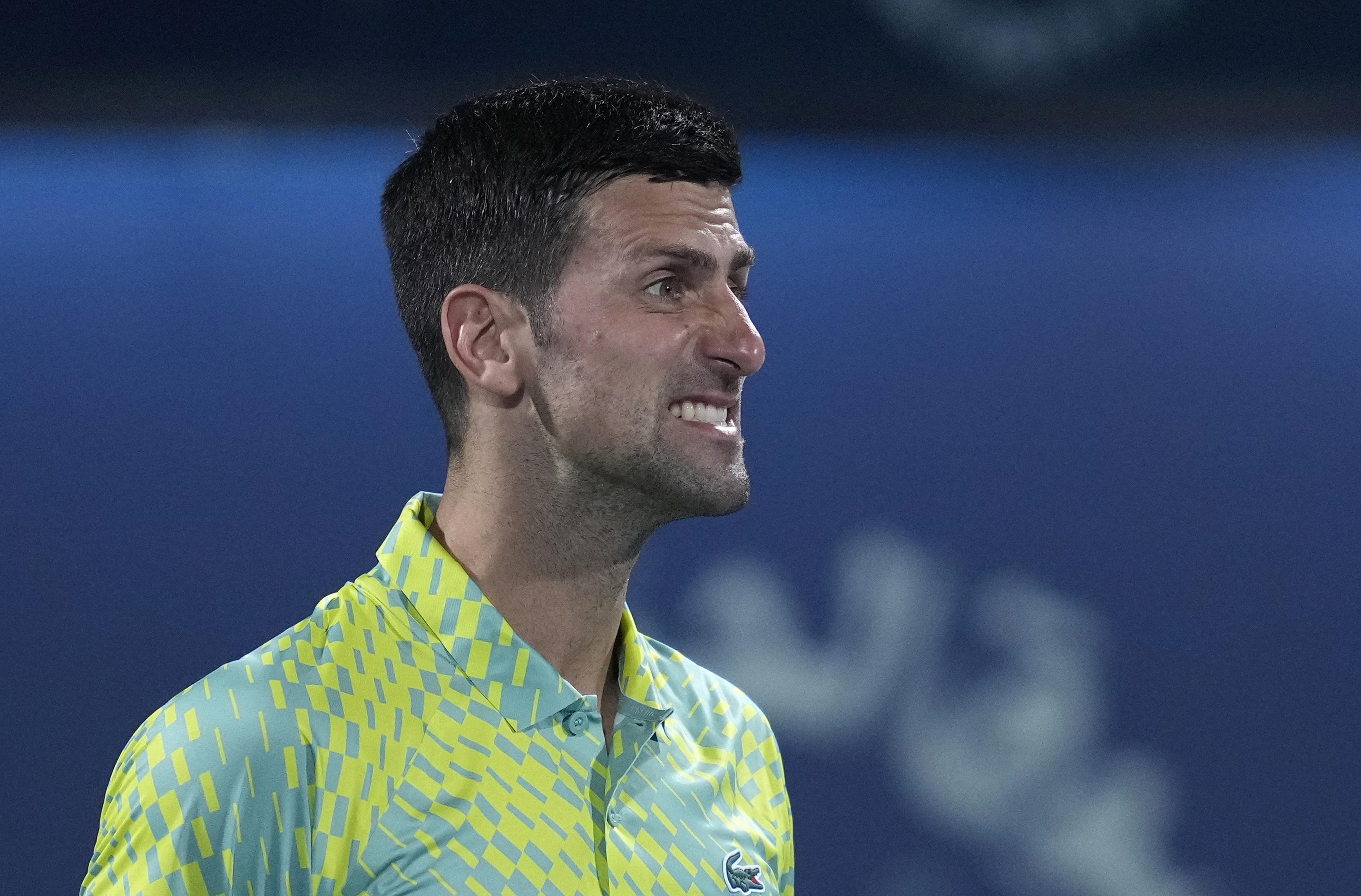 DJOKOVIC vs MACHAC, Dubai Championships 2023