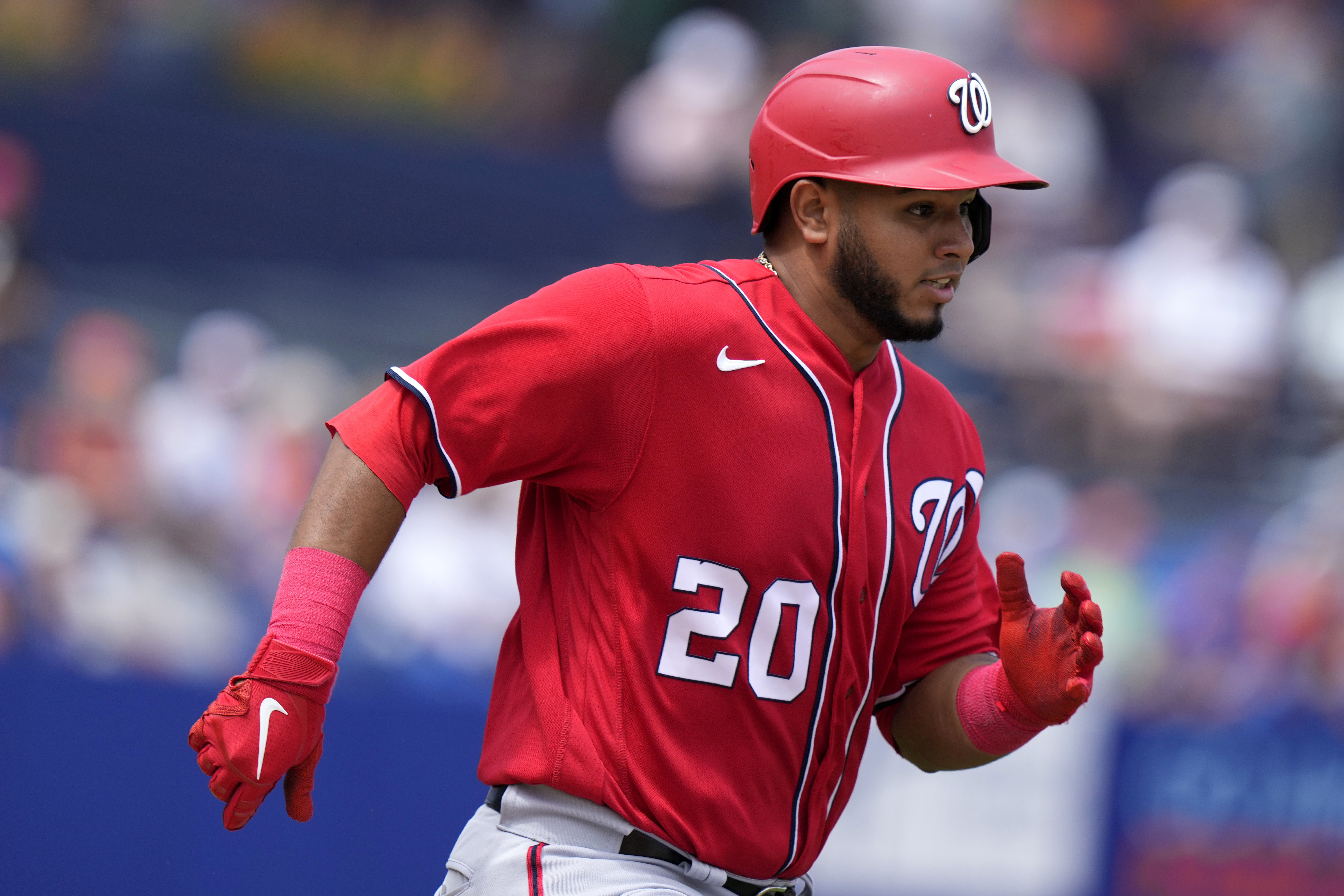 File:Juan Soto in the outfield from Nationals vs. Braves at