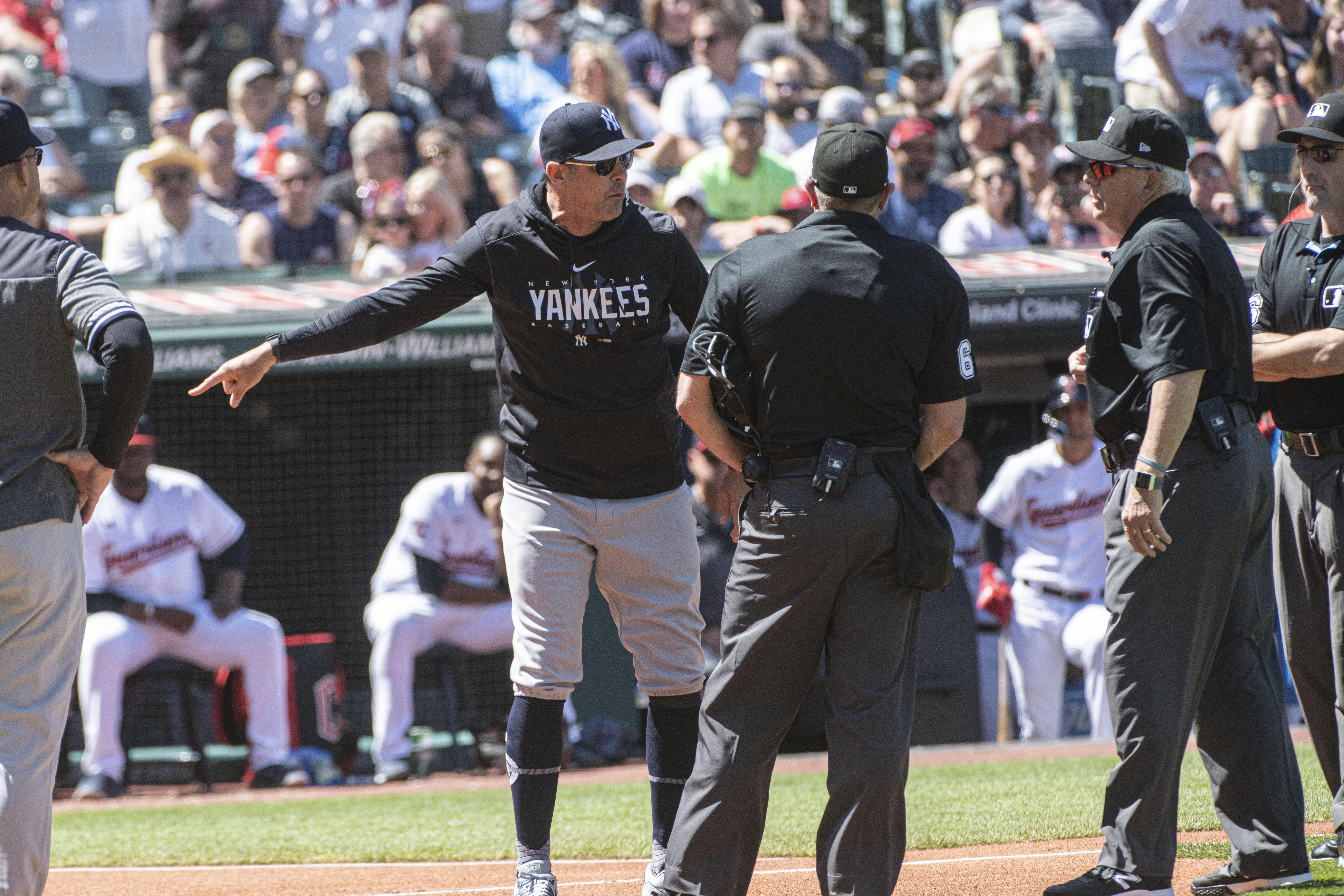 Aaron Boone has been ejected… again : r/baseball